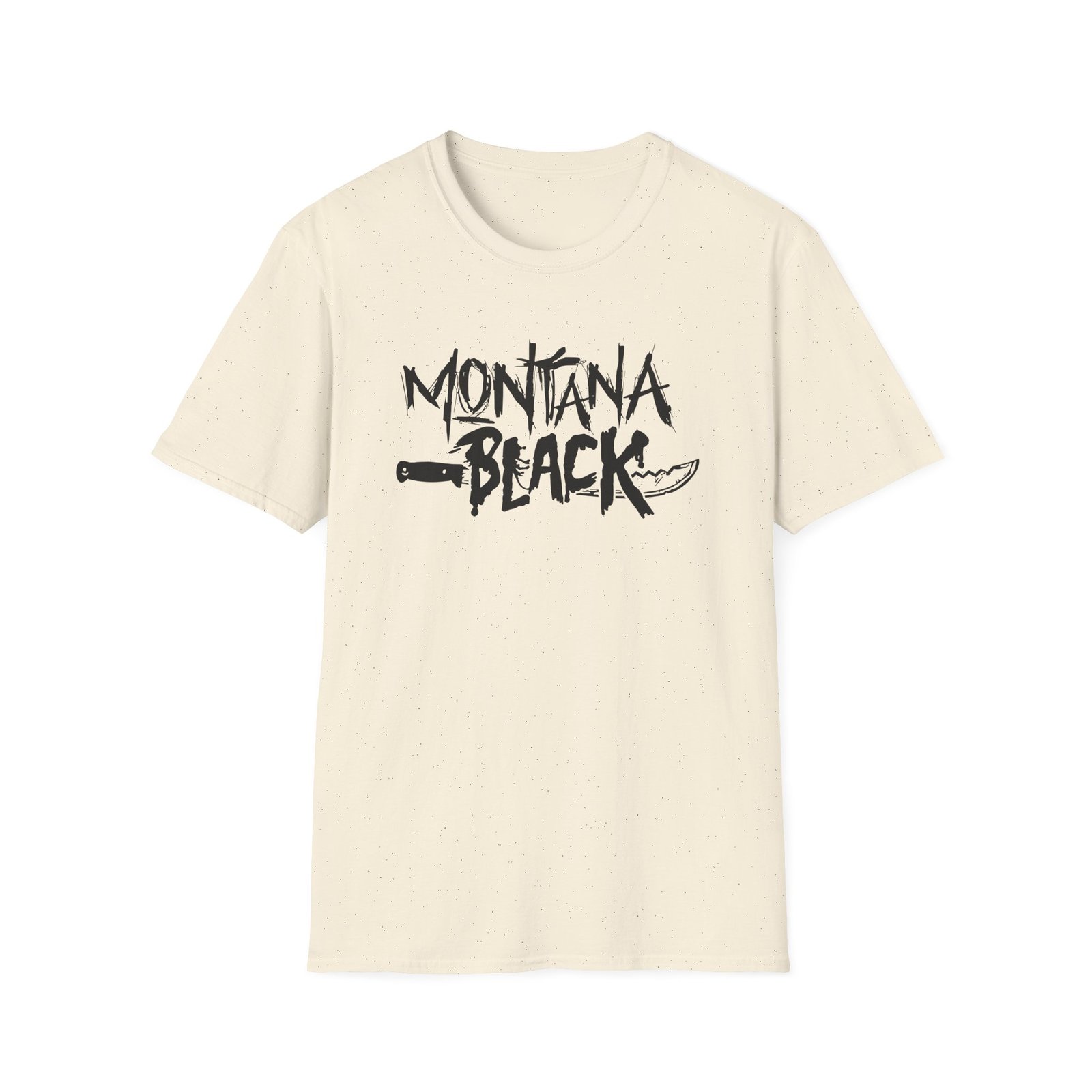 Montana Black Unisex Softstyle T-Shirt