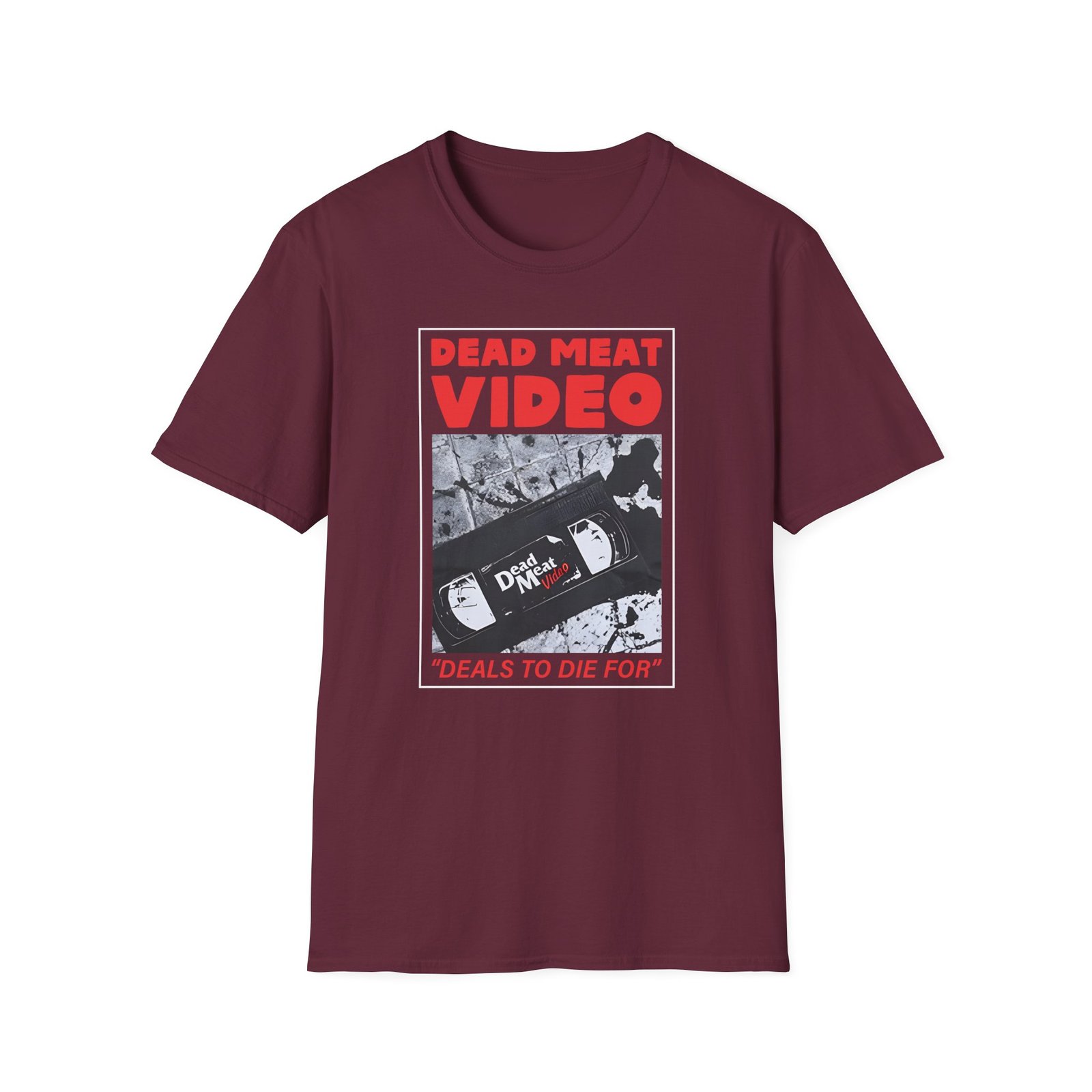 Dead Meat VHS Unisex Softstyle T-Shirt