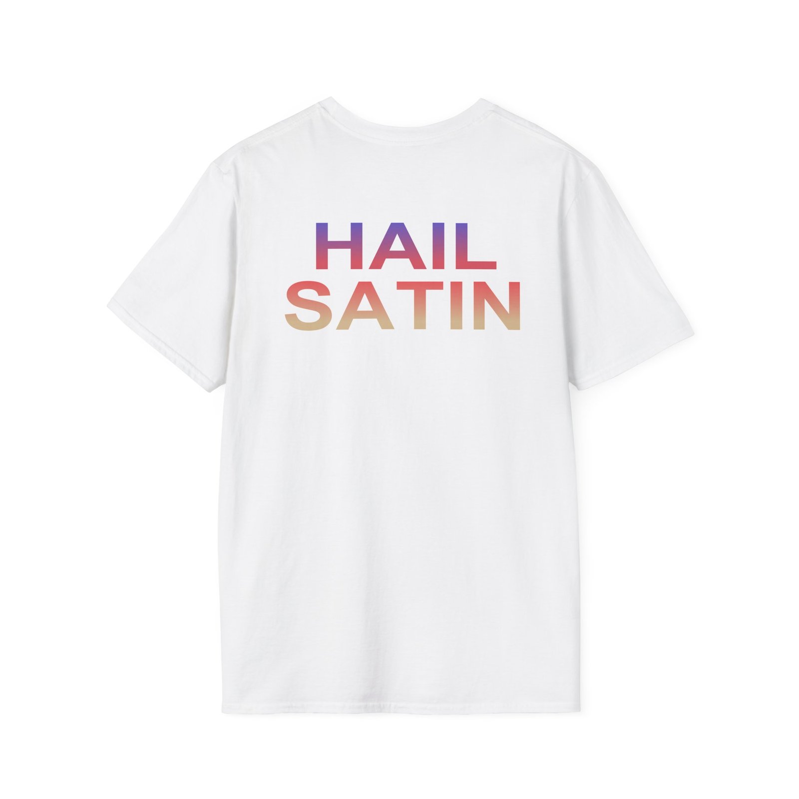 Foo Fighters Dee Gees Hail Satin Unisex Softstyle T-Shirt