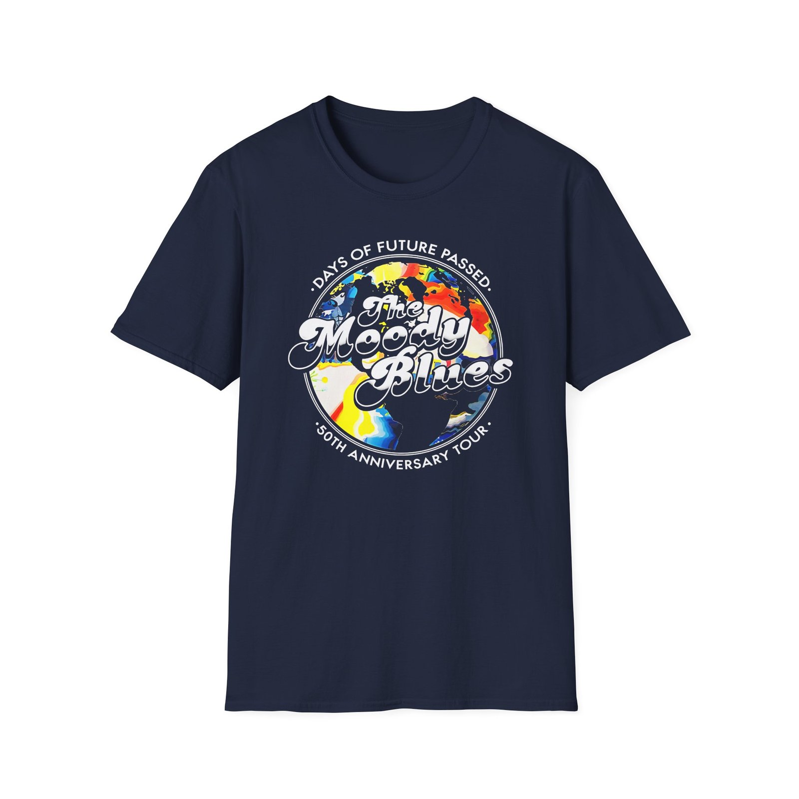 The Moody Blues Every Good Boy Deserves Favour" 50th Anniversary unisex softstyle t-shirt