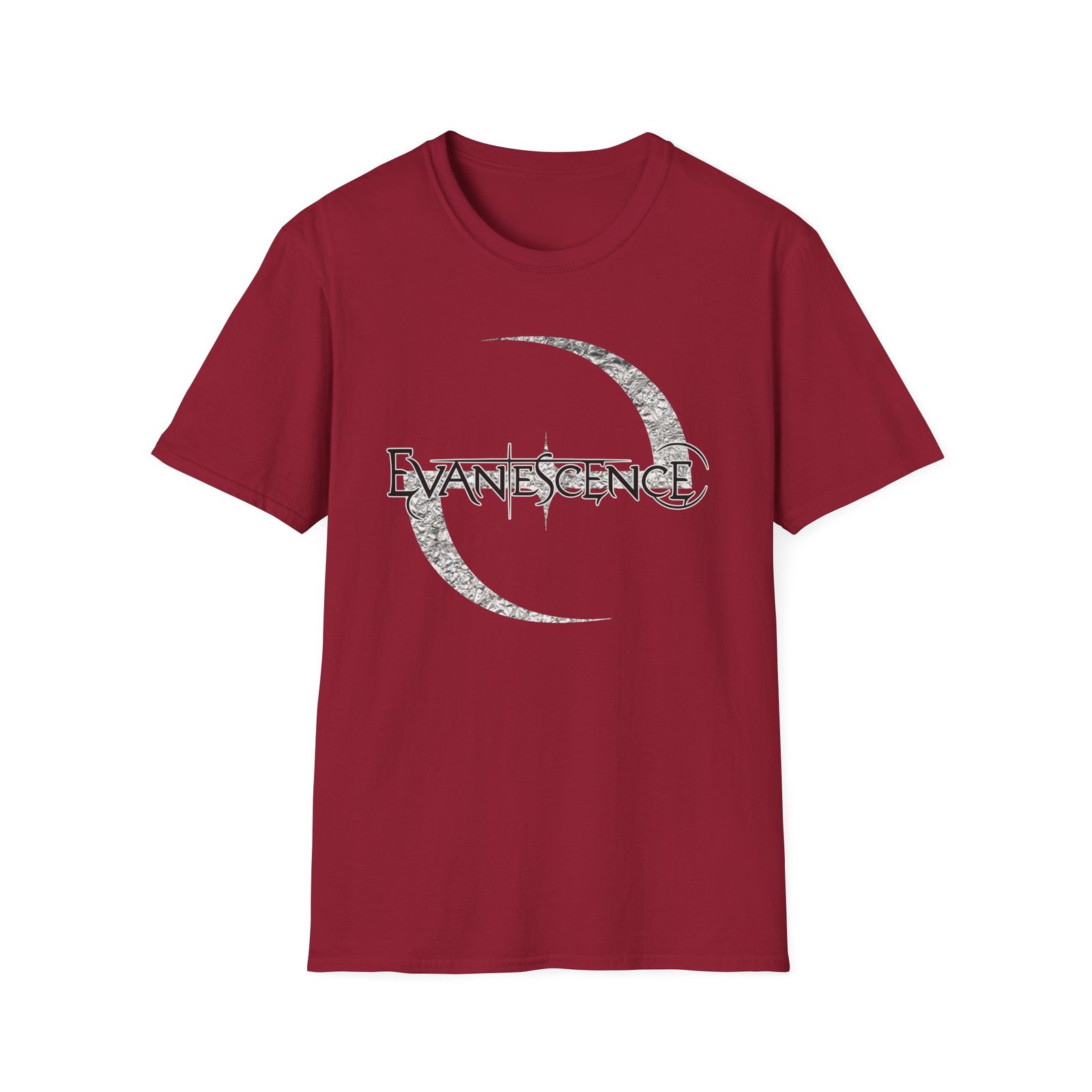 Evanescence Distressed Logo Unisex Softstyle T-Shirt