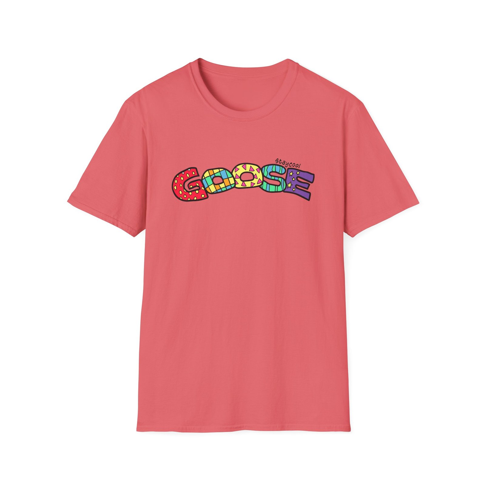 Goose x Staycool Rainbow Unisex Softstyle T-Shirt
