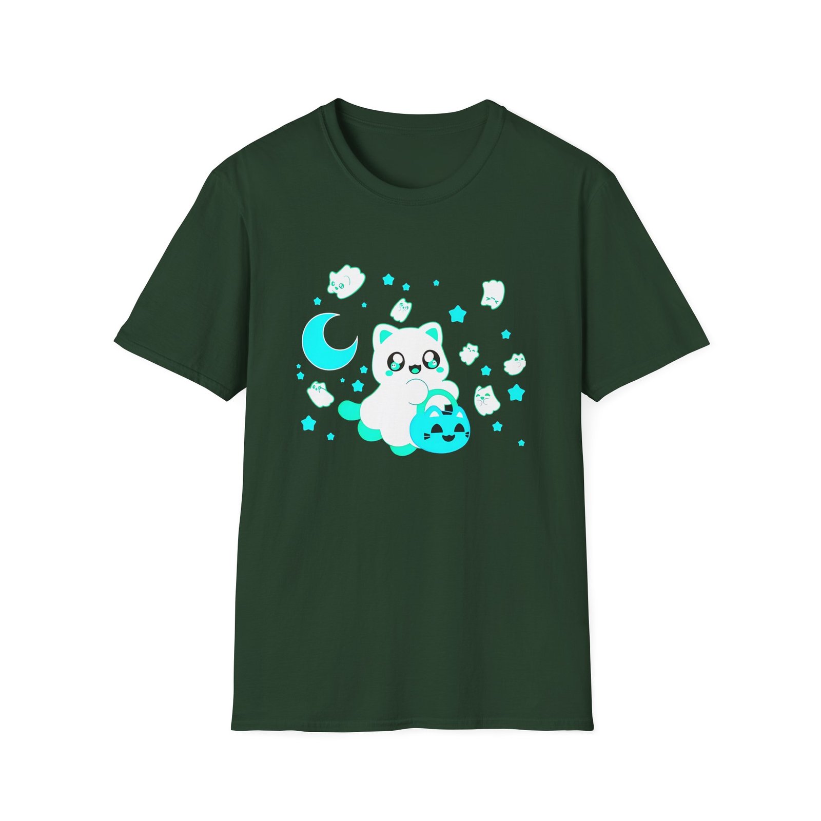 Aphmau Ghost Cat Unisex Softstyle T-Shirt