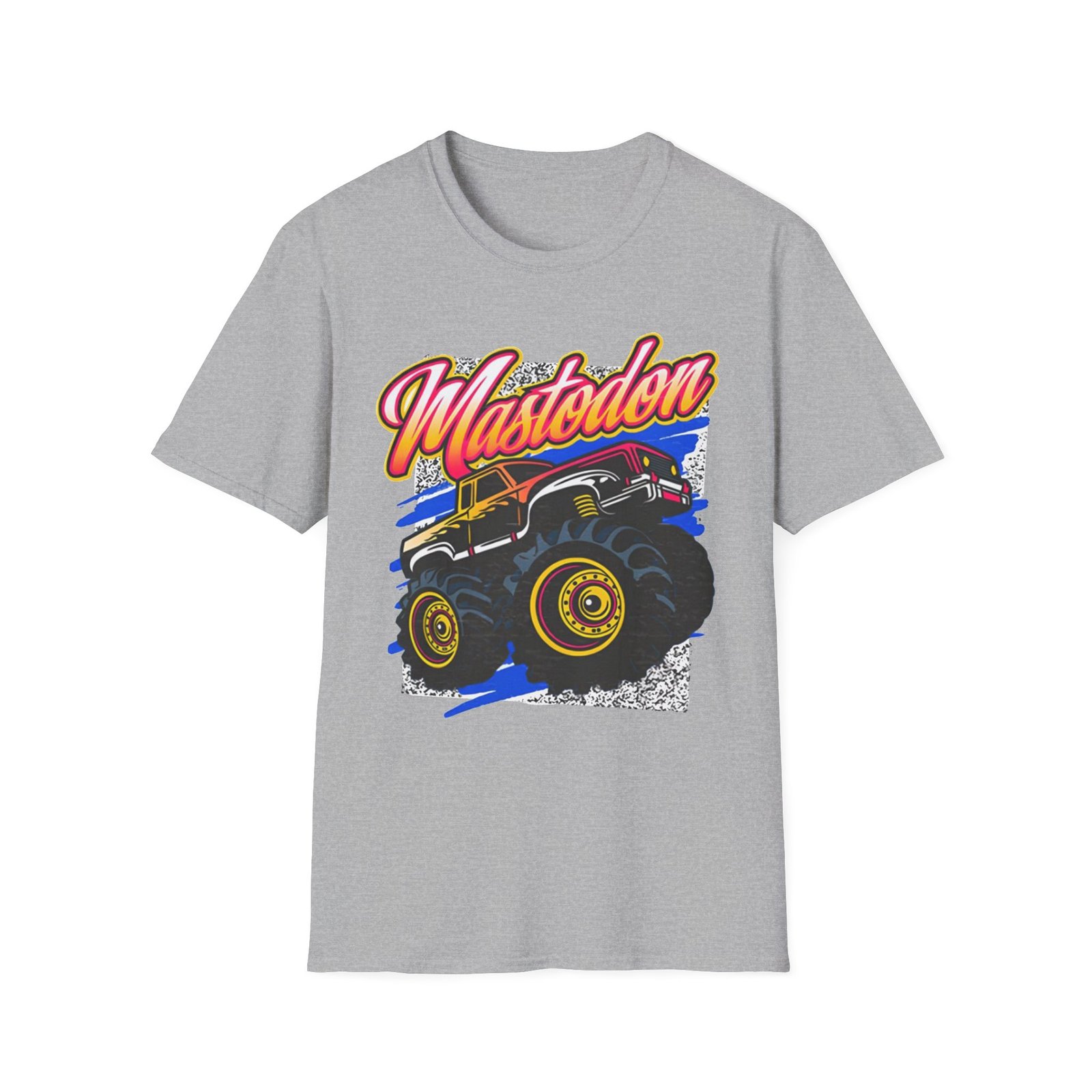 Mastodon Monster Truck Unisex Softstyle T-Shirt