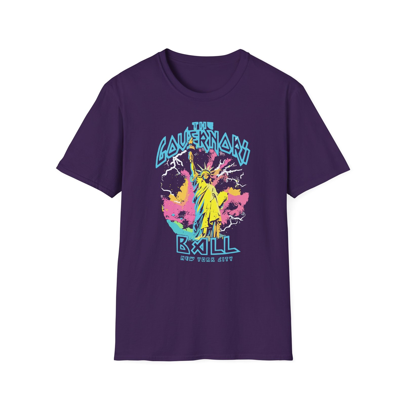 Gov Ball Lady Liberty Lineup Unisex Softstyle T-Shirt