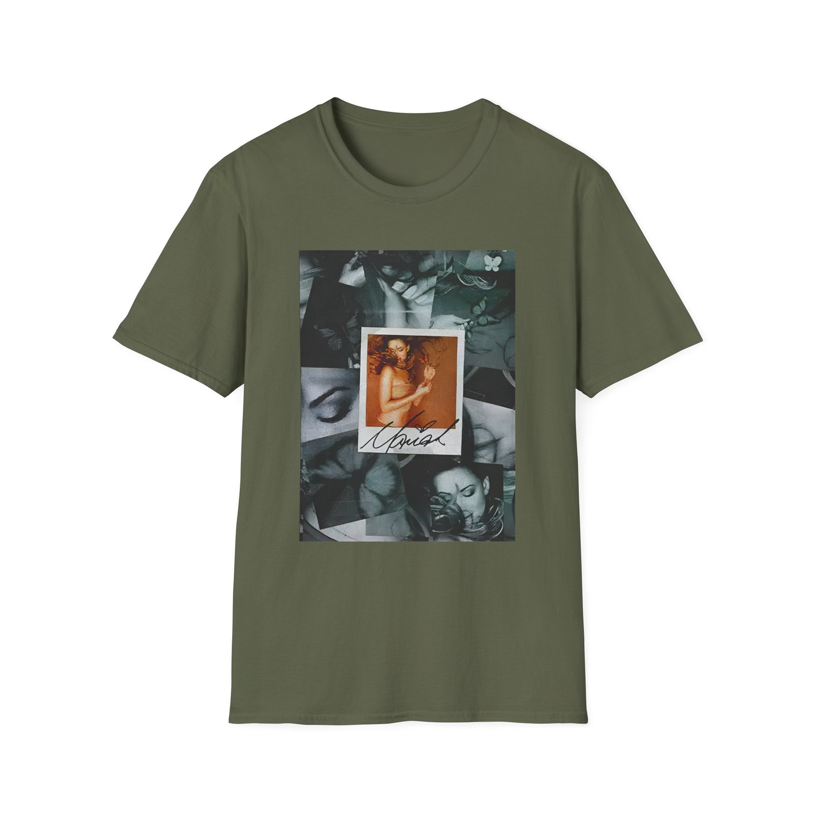Mariah Carey Butterfly Collage Unisex Softstyle T-Shirt
