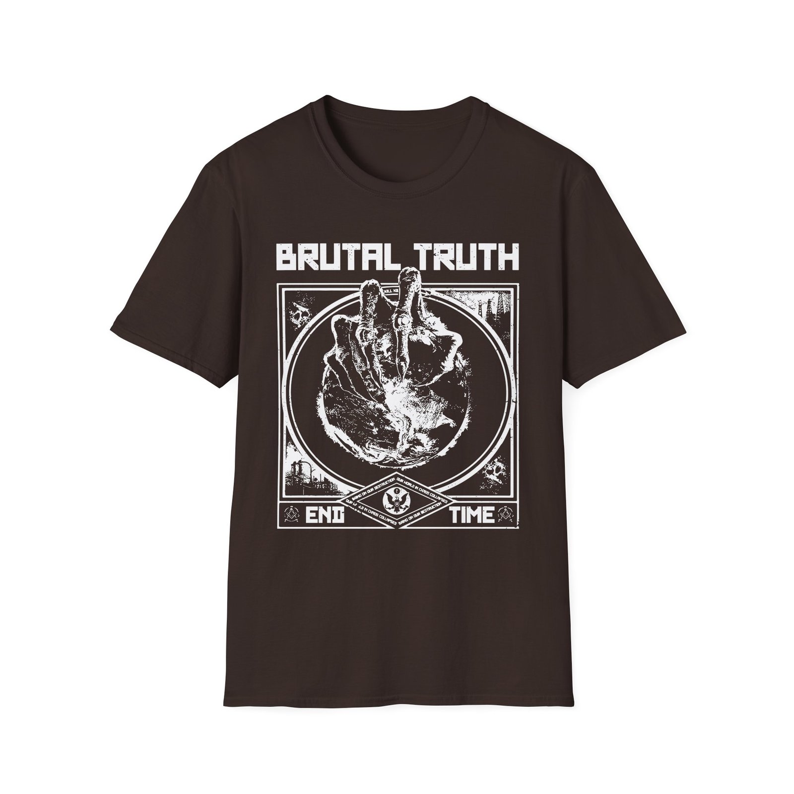 Brutal Truth End Time Unisex Softstyle T-Shirt