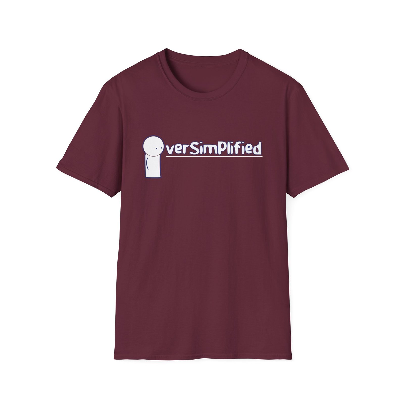 Oversimplified Logo Unisex Softstyle T-Shirt