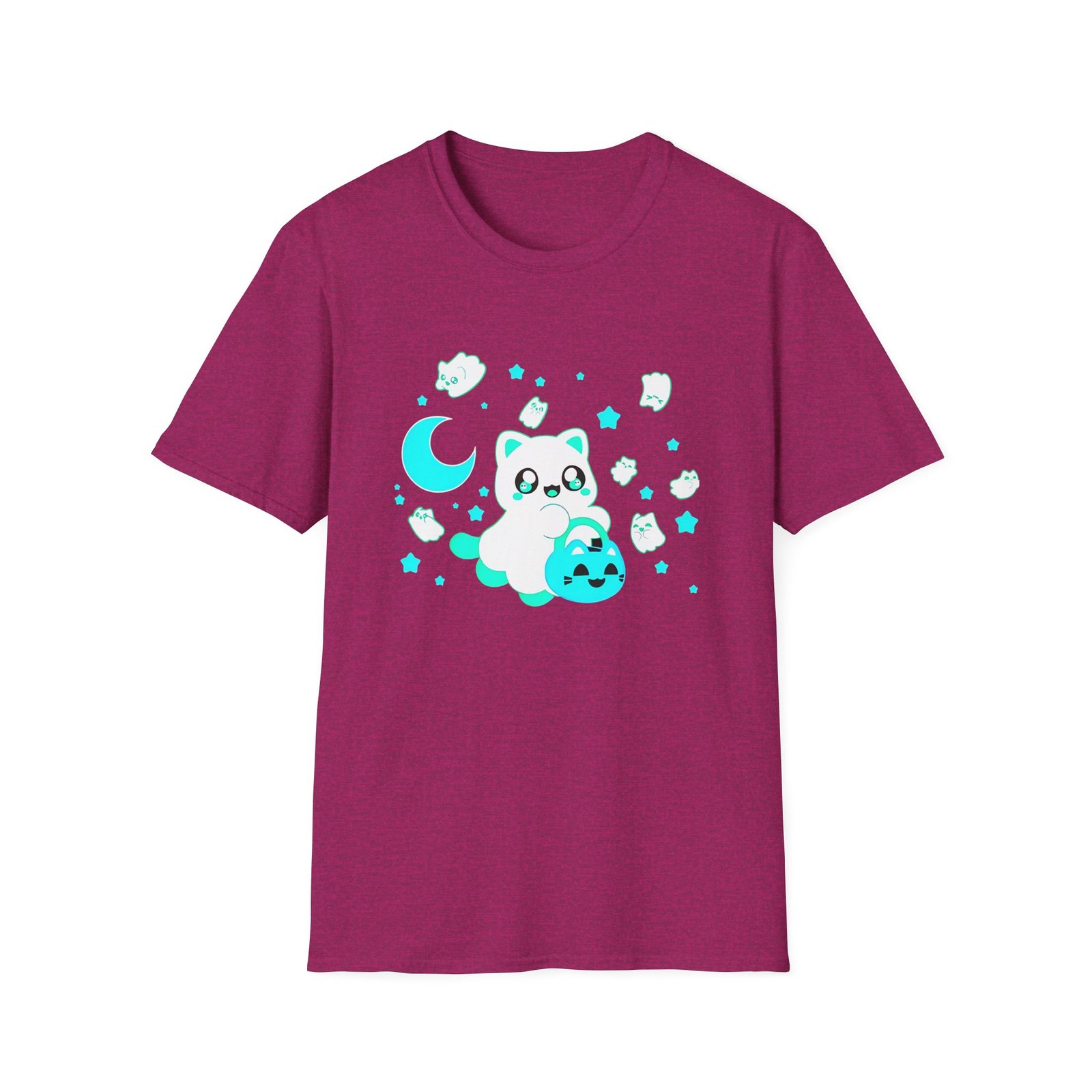 Aphmau Ghost Cat Unisex Softstyle T-Shirt