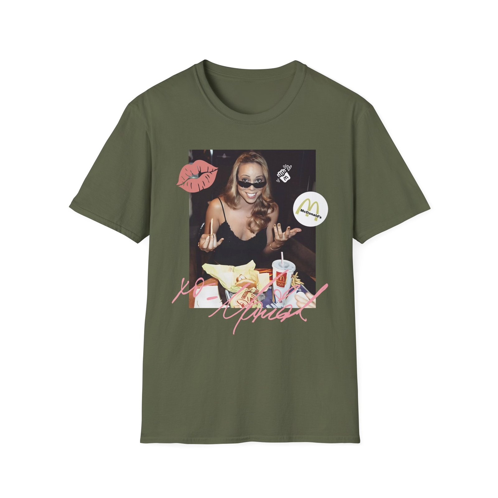 Mariah Carey Mcdonalds Unisex Softstyle T-Shirt