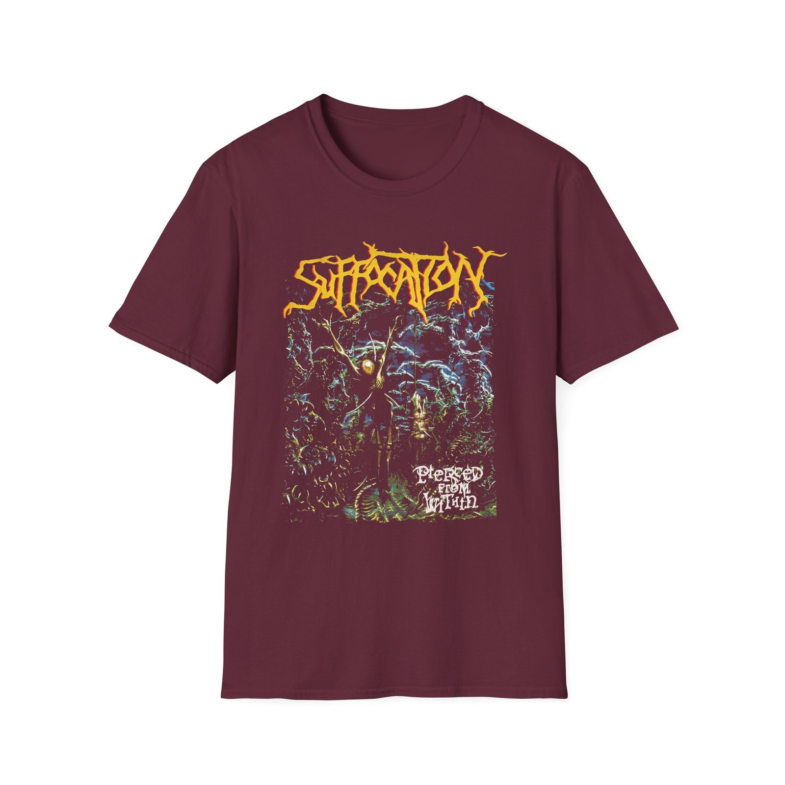 Suffocation Pierced From Within Unisex Softstyle T-Shirt