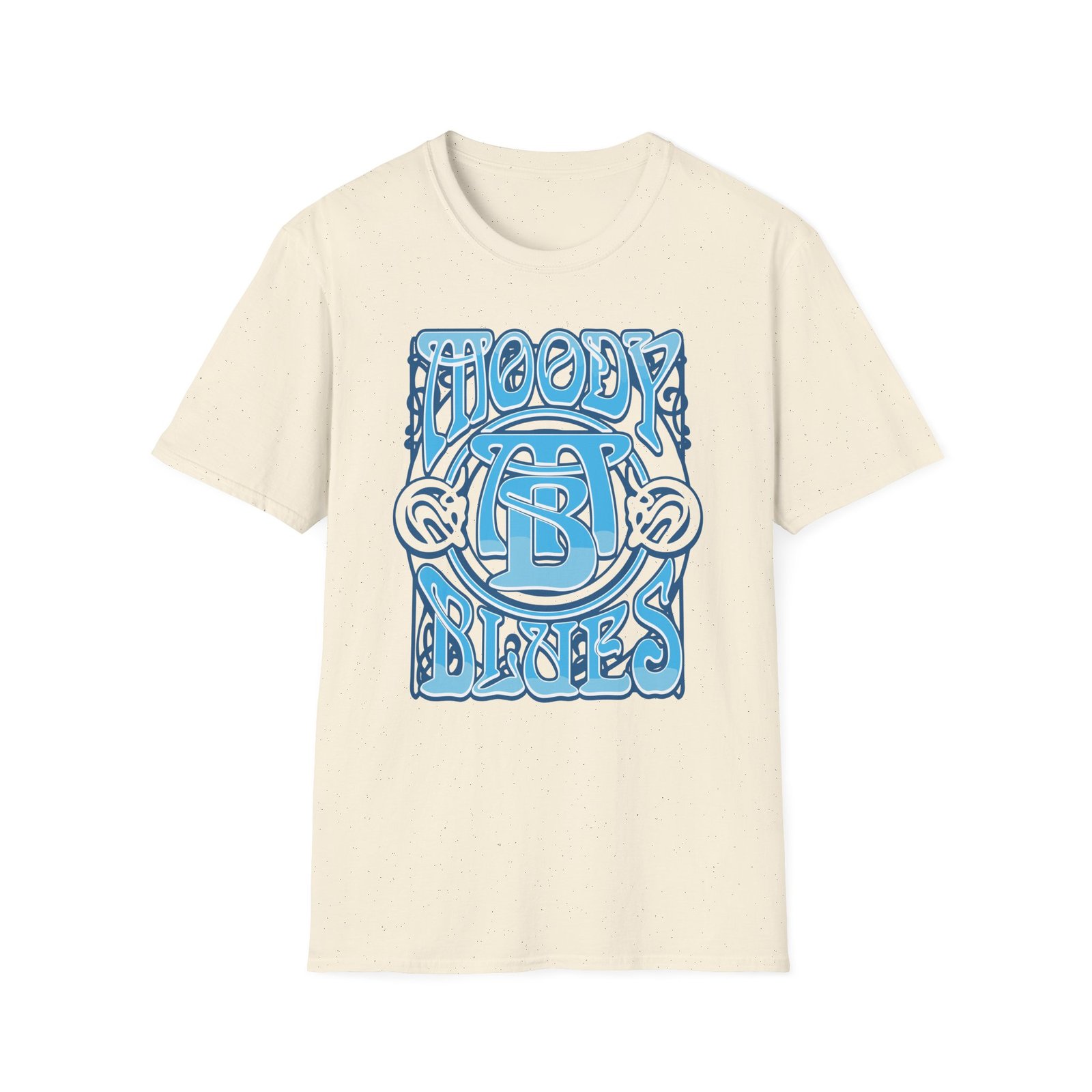 The Moody Blues Psychedelic Logo Unisex Softstyle T-Shirt