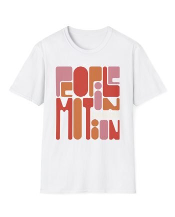 Dayglow Pop Art Motion Unisex Softstyle T-Shirt