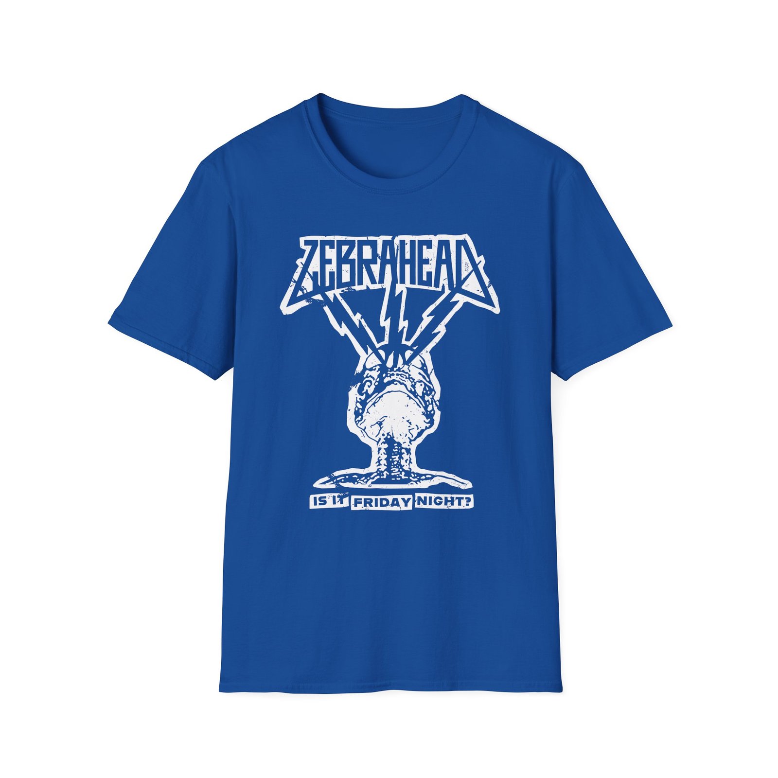 Zebrahead Lightning Skull Friday night tour Unisex Softstyle T-Shirt