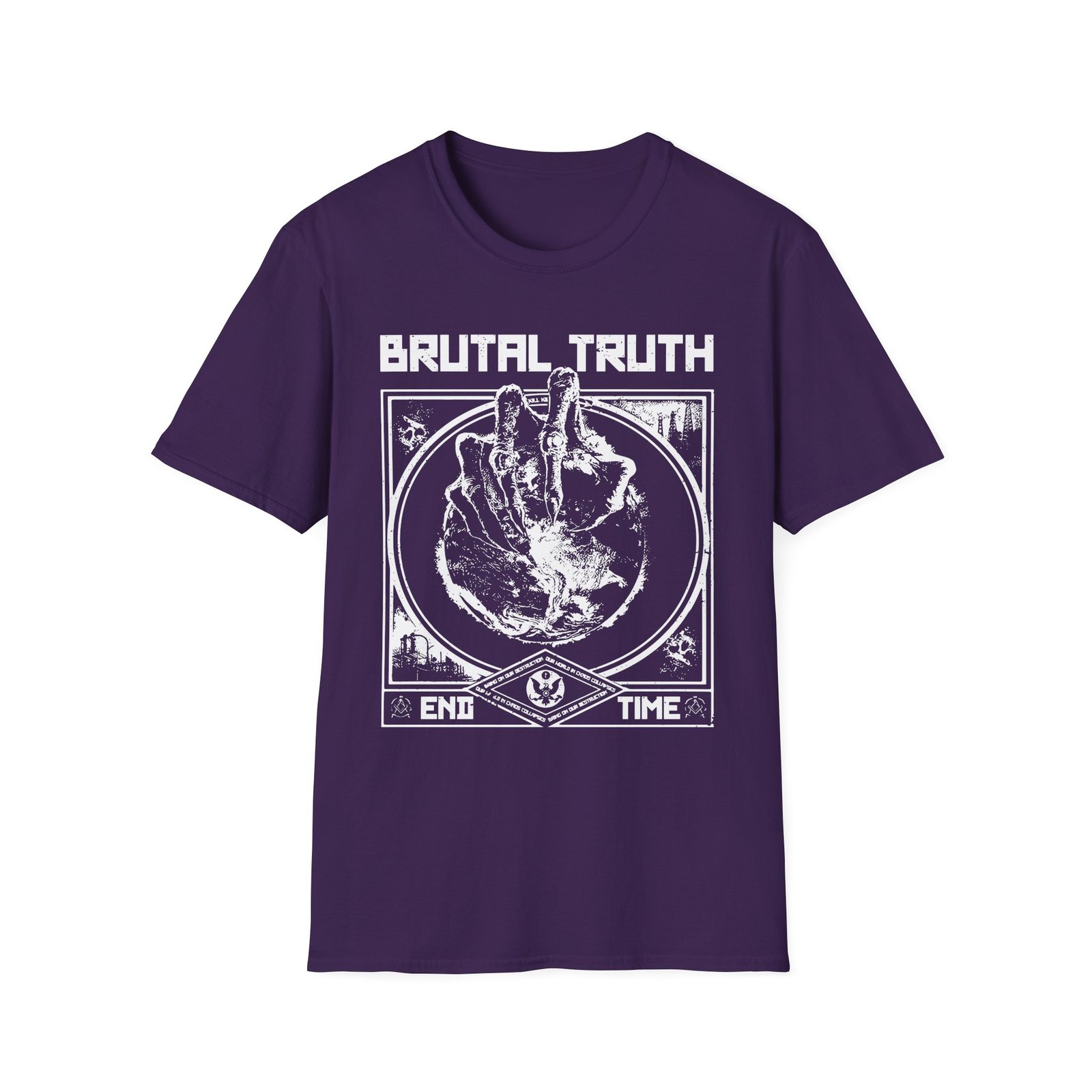Brutal Truth End Time Unisex Softstyle T-Shirt