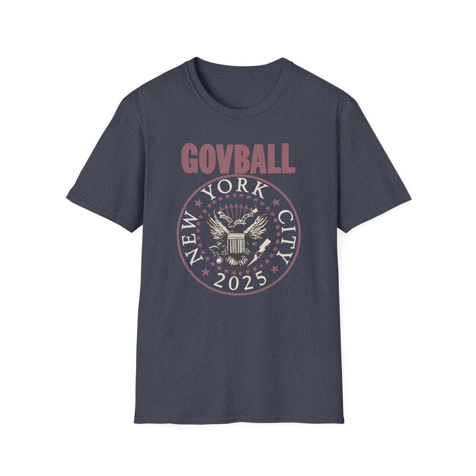Gov Ball Gov Bop Lineup Unisex Softstyle T-Shirt