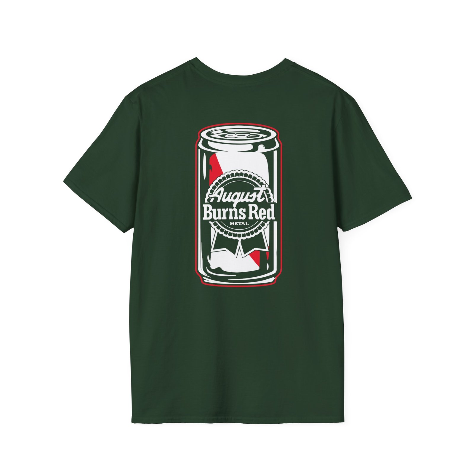 August Burns Red ABR Beer Can Unisex Softstyle T-Shirt