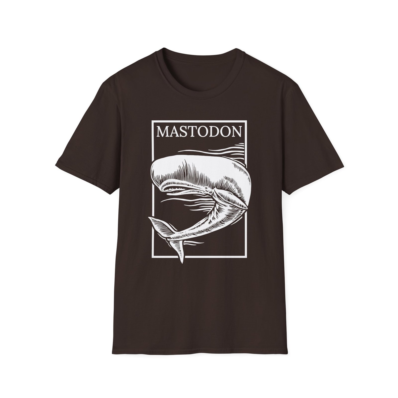 Mastodon White Whale Unisex Softstyle T-Shirt