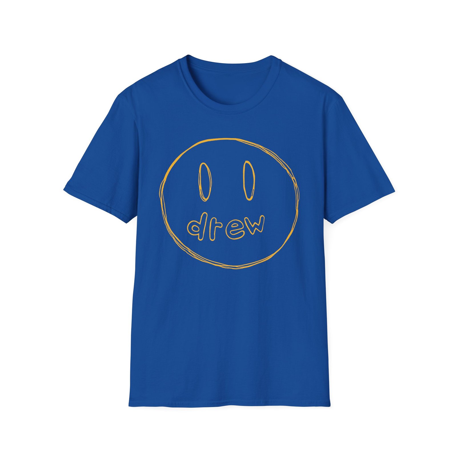 Drew Sketch Mascot Unisex Softstyle T-Shirt