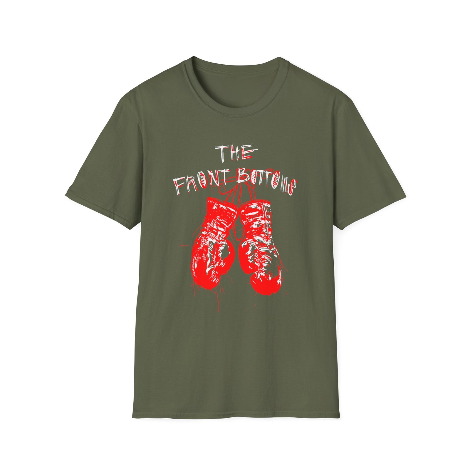 The Front Bottoms Boxing Gloves Unisex Softstyle T-Shirt