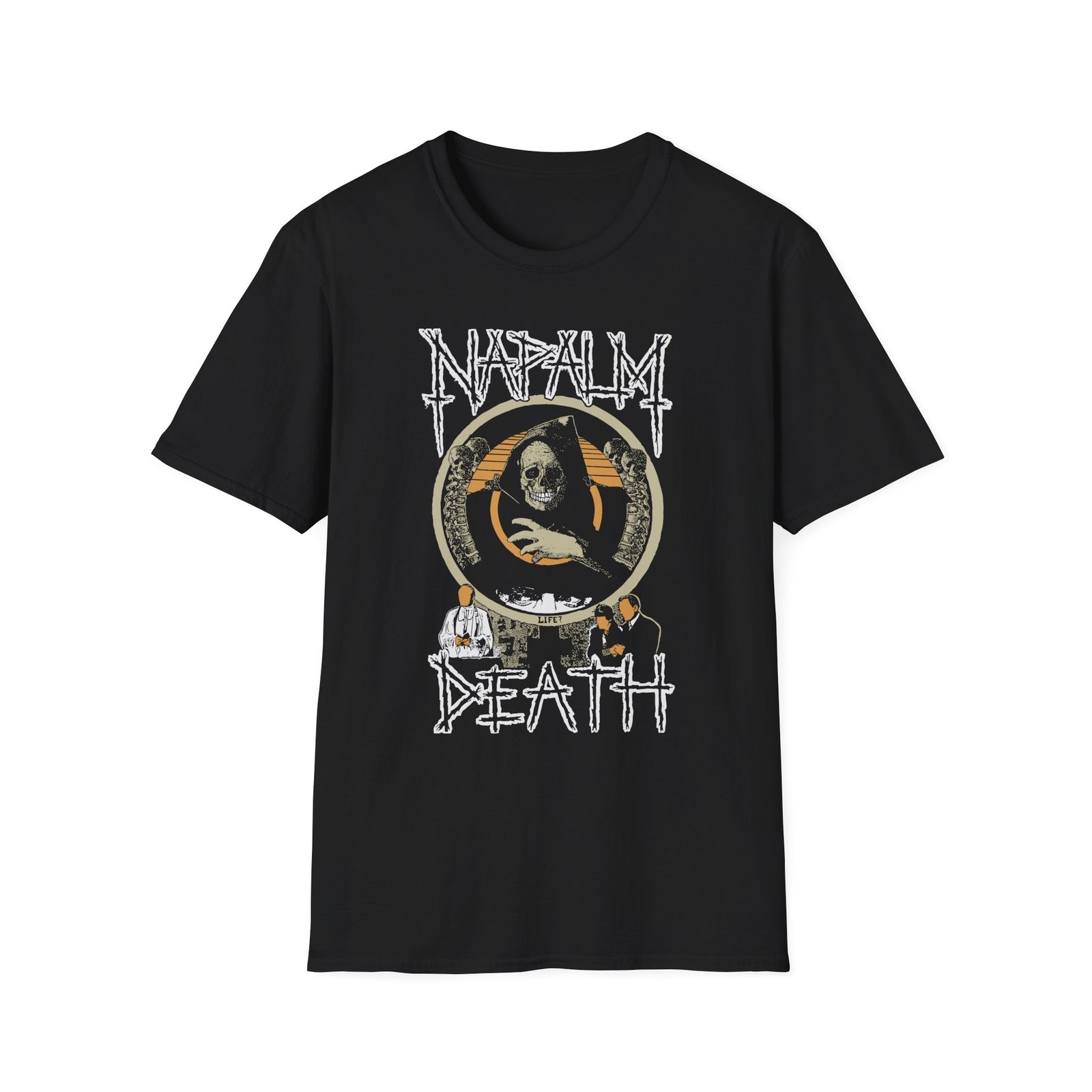 Napalm Death Life? Unisex Softstyle T-Shirt