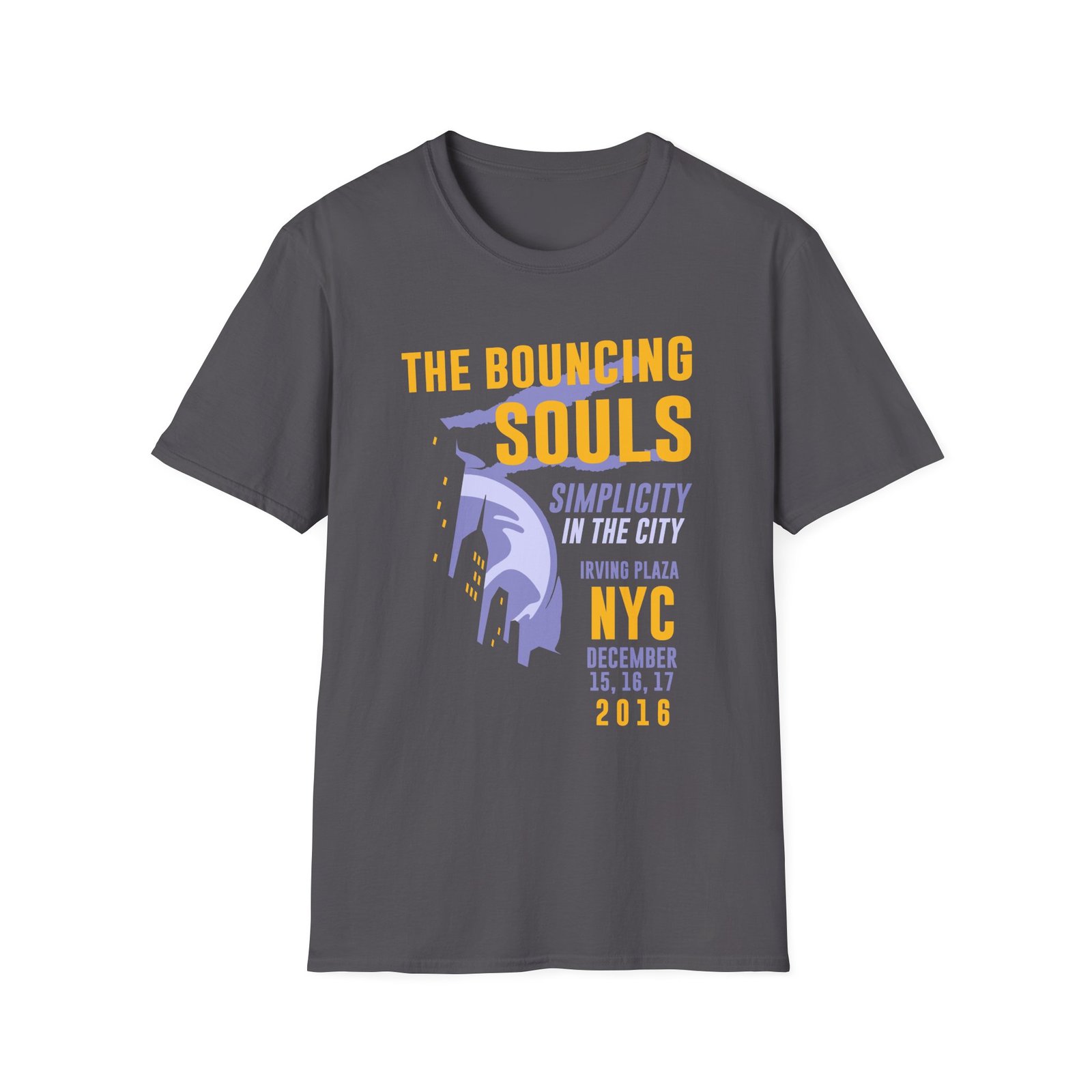 The Bouncing Souls Simplicity in the City Unisex Softstyle T-Shirt