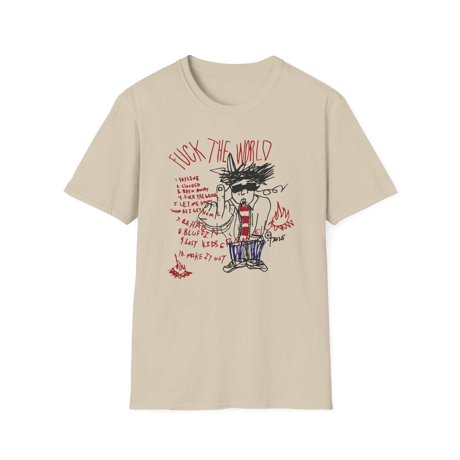 Brent Faiyaz Fuck the World Unisex Softstyle T-Shirt