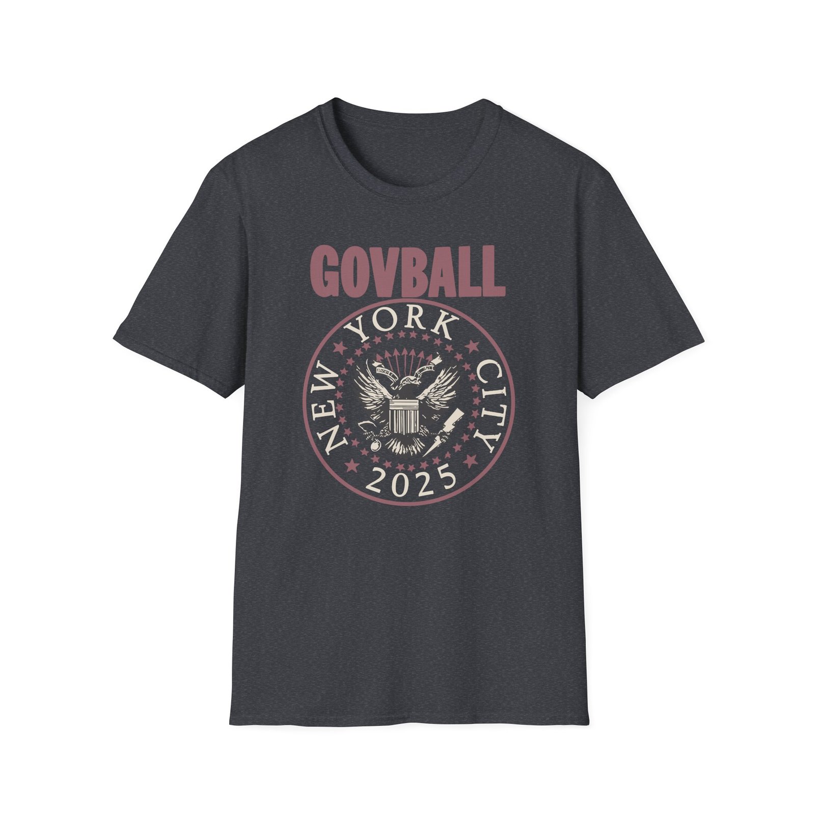 Gov Ball Gov Bop Lineup Unisex Softstyle T-Shirt