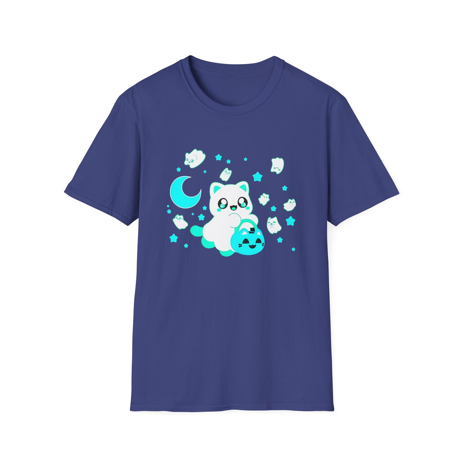 Aphmau Ghost Cat Unisex Softstyle T-Shirt