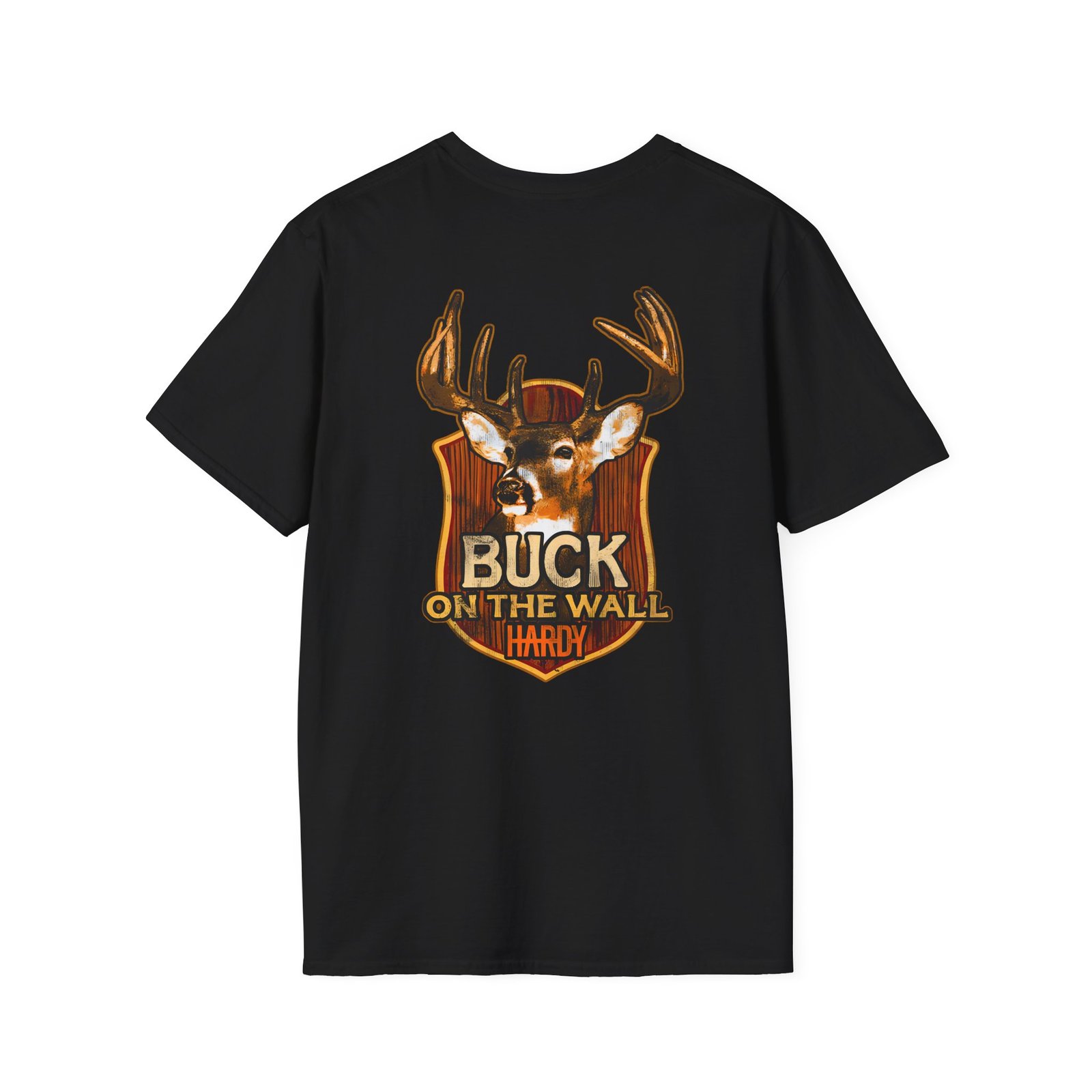 Hardy Buck on the Wall Unisex Softstyle T-Shirt