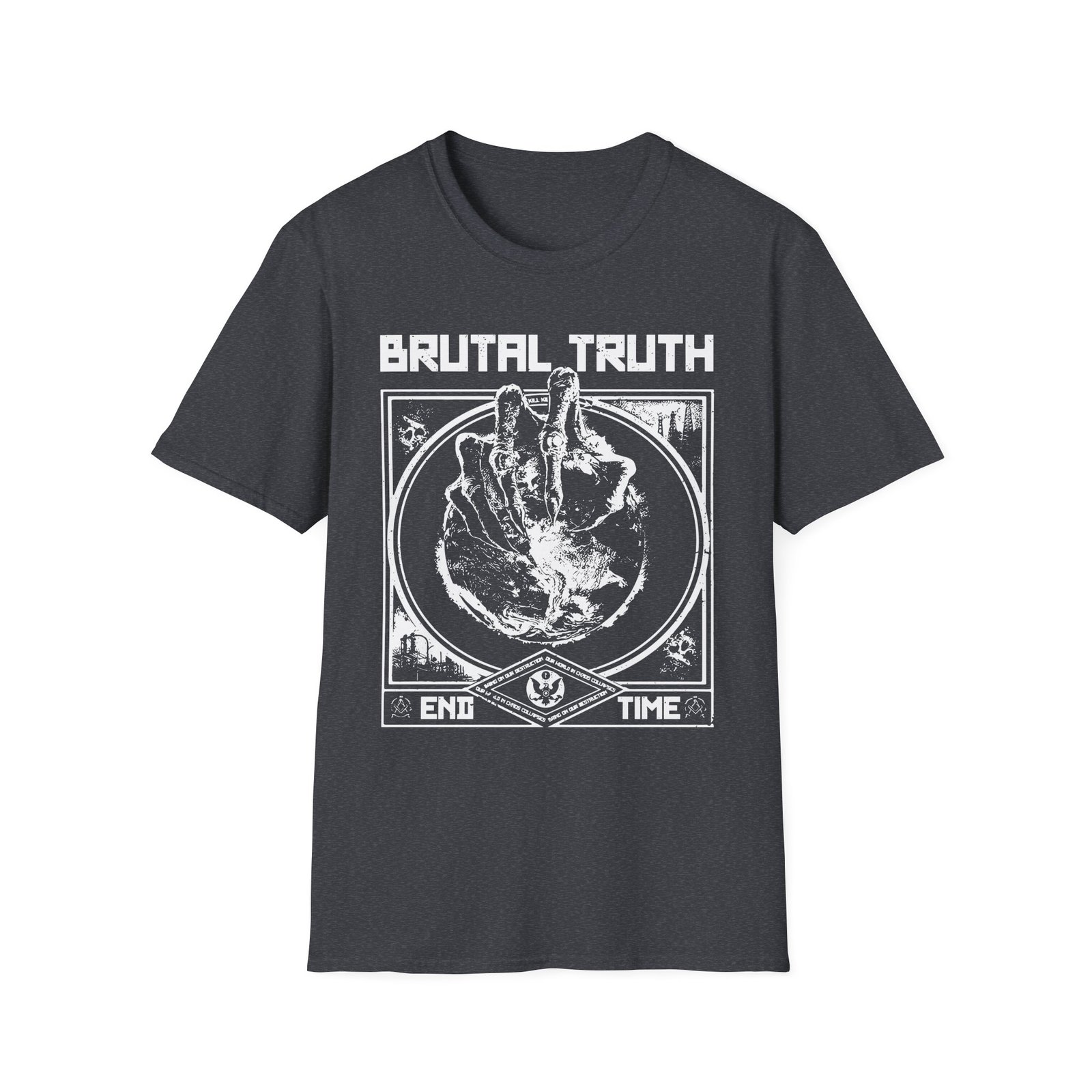Brutal Truth End Time Unisex Softstyle T-Shirt