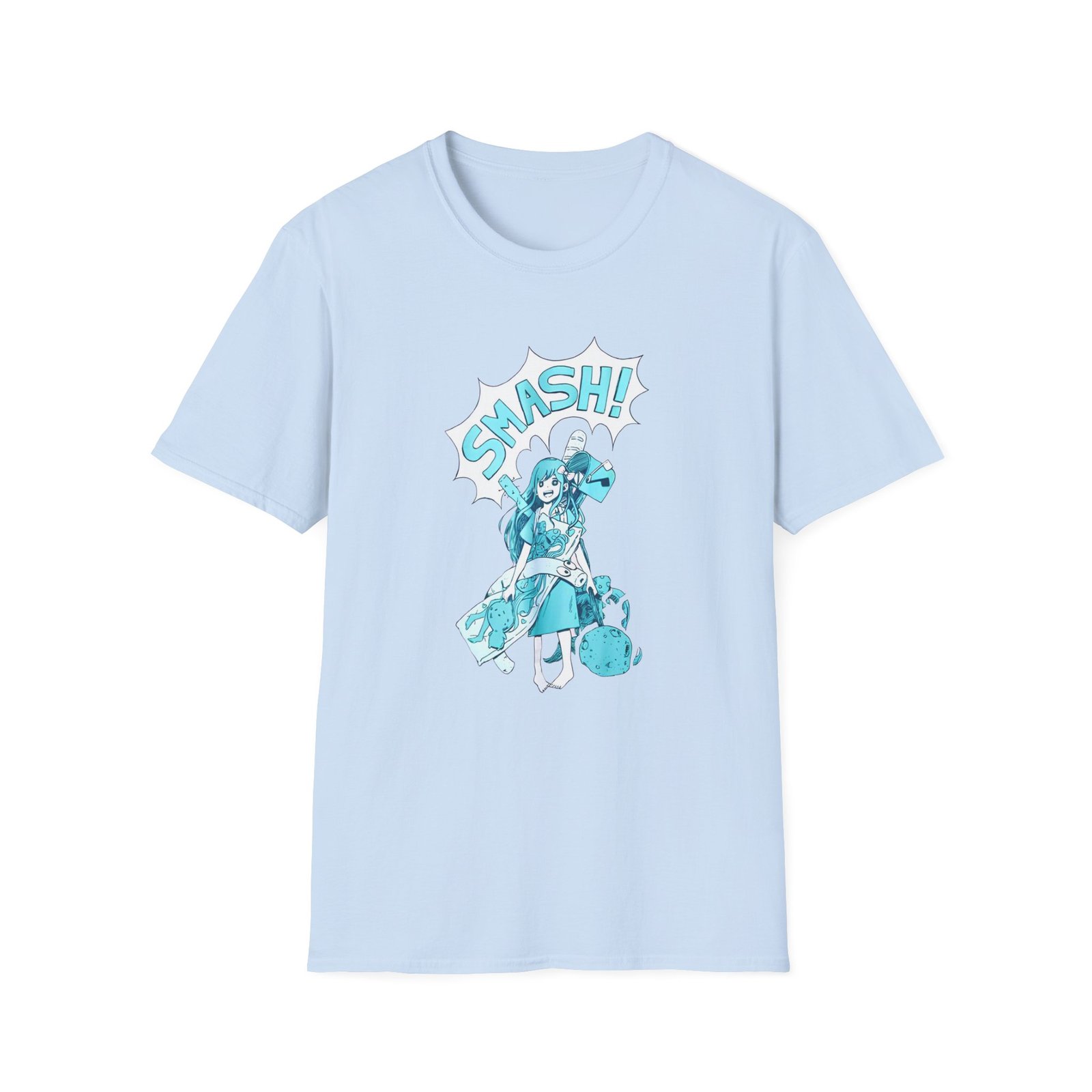 Omori Aubrey Smash! Unisex Softstyle T-Shirt