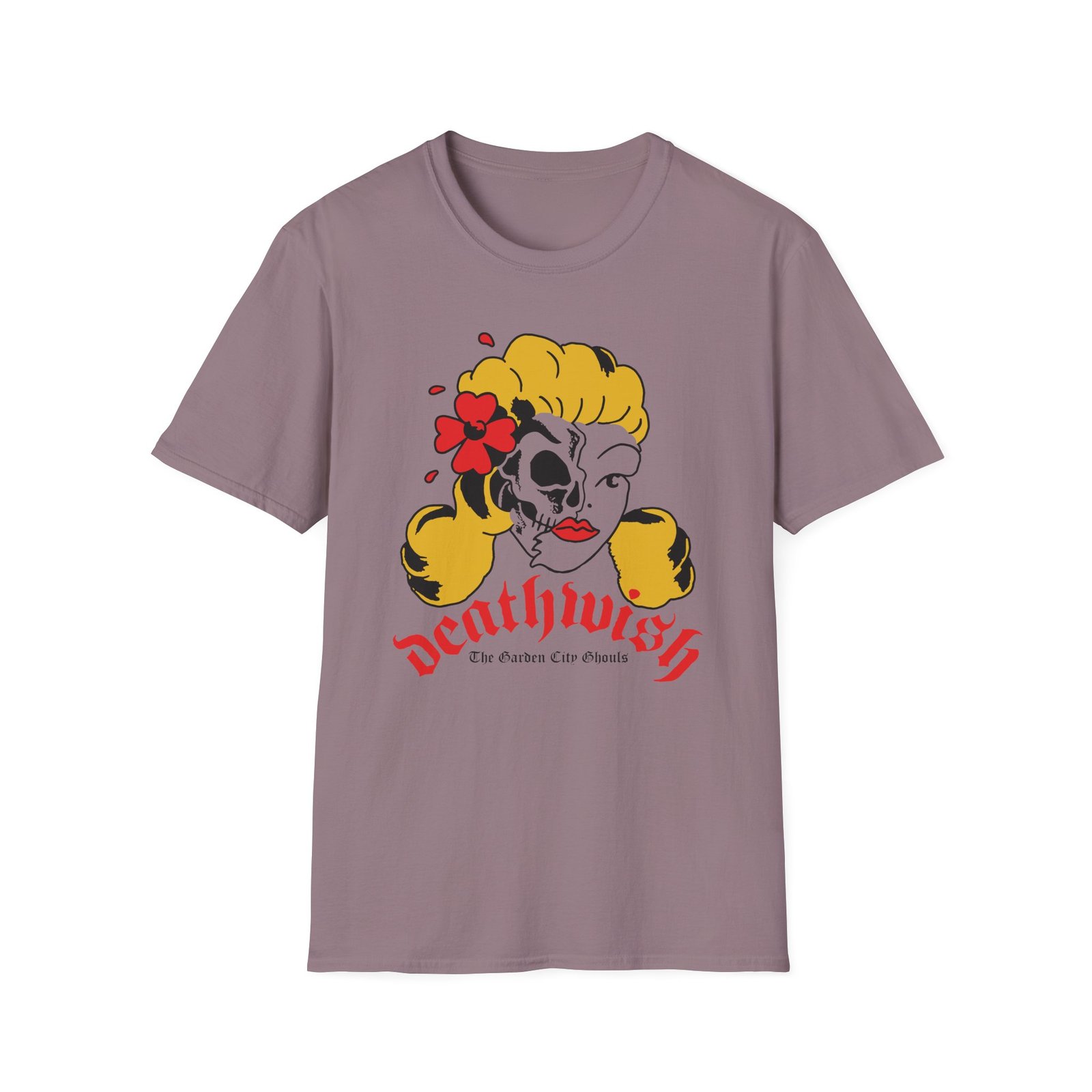 Deathwish Lady Death unisex softstyle t-shirt
