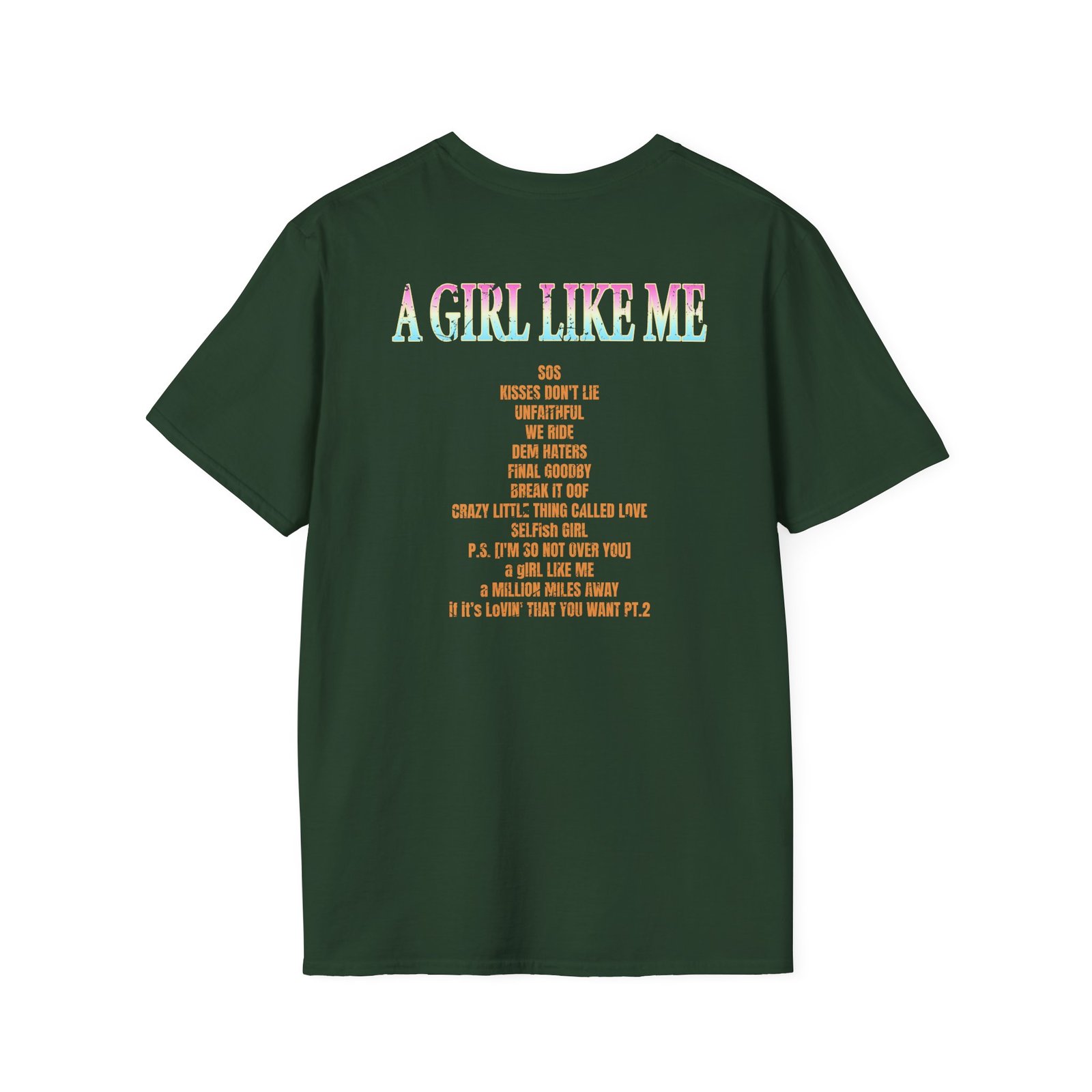 Rihanna A Girl Like Me Unisex Softstyle T-Shirt