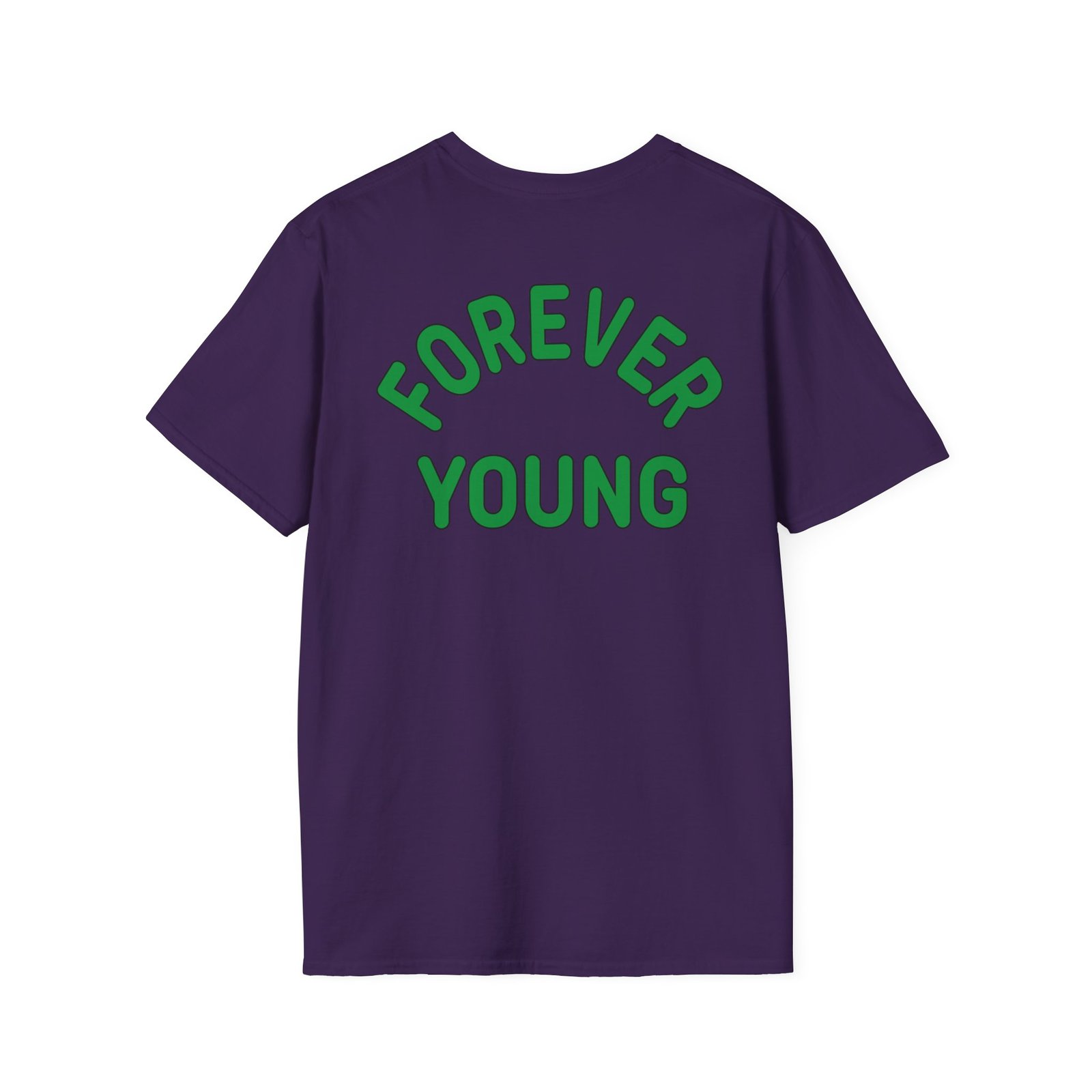 R S Striped Logo Forever Unisex Softstyle T-Shirt