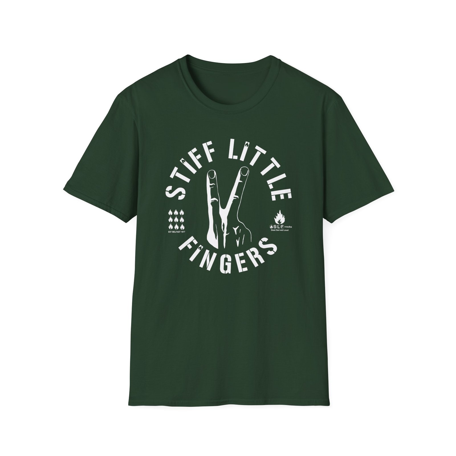 Stiff Little Fingers Unisex Softstyle T-Shirt