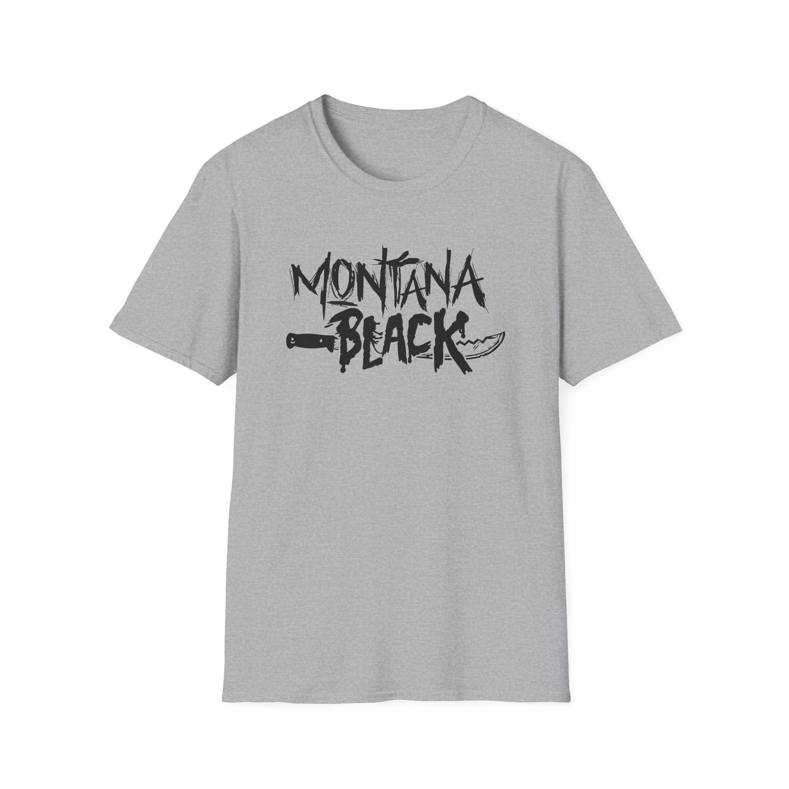 Montana Black Unisex Softstyle T-Shirt