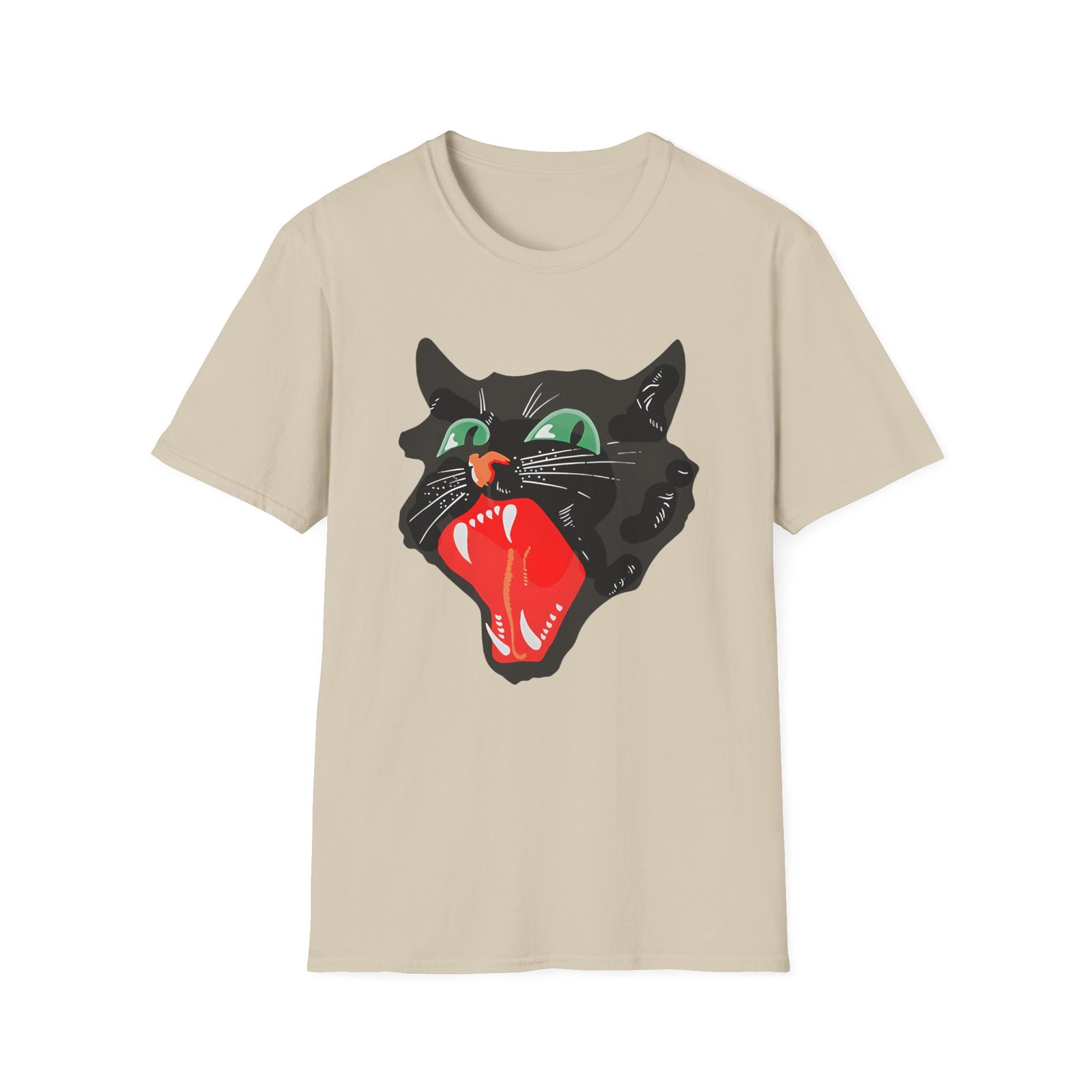Deathwish Black Cat unisex softstyle t-shirt
