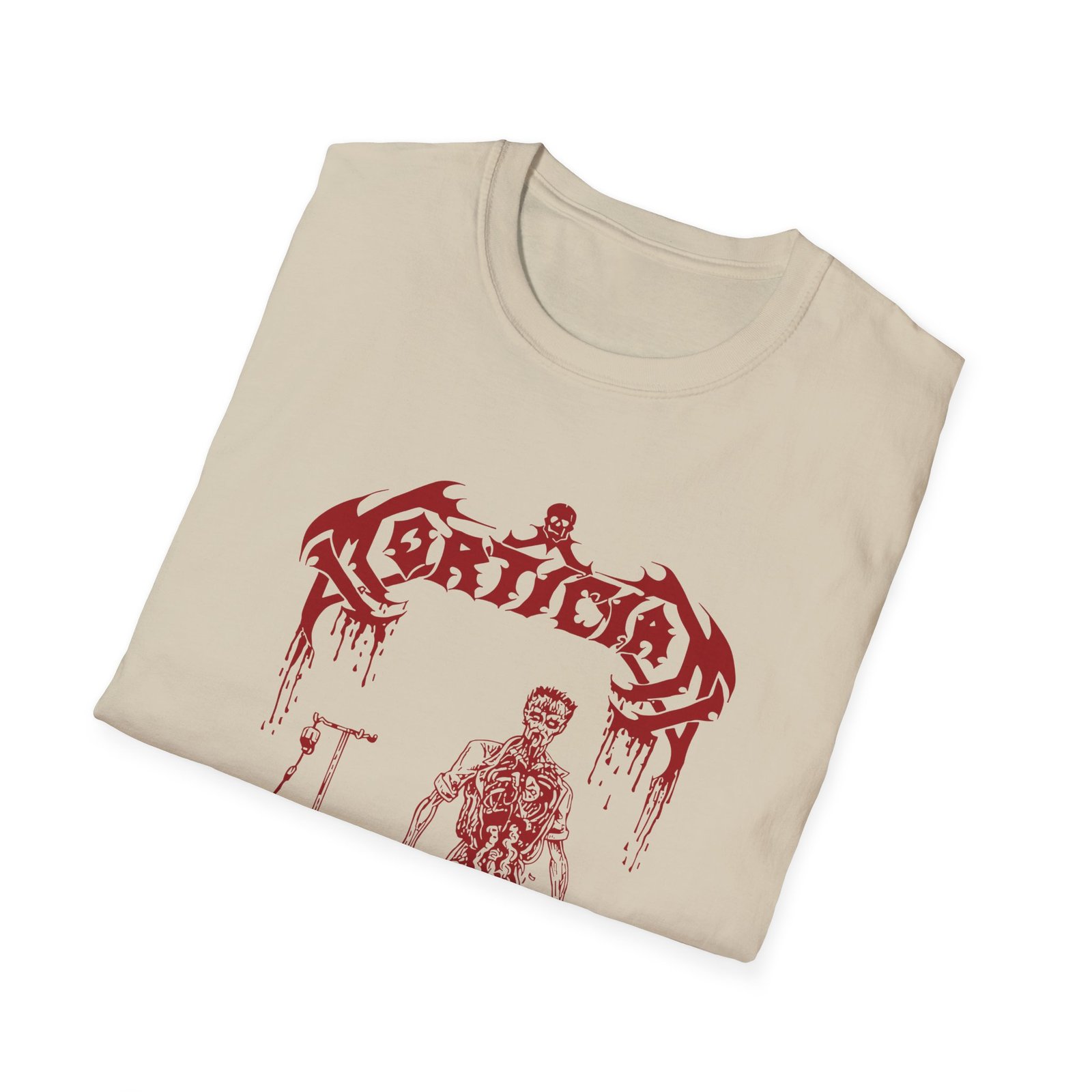 Mortician Brutally Mutilated Unisex Softstyle T-Shirt