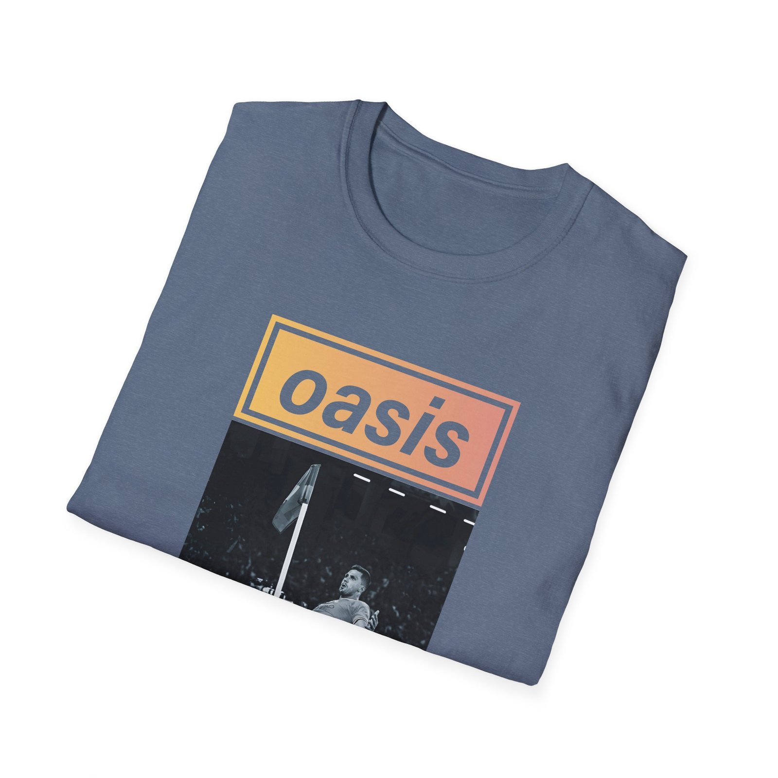 Oasis Man City Slide Away Unisex Softstyle T-Shirt