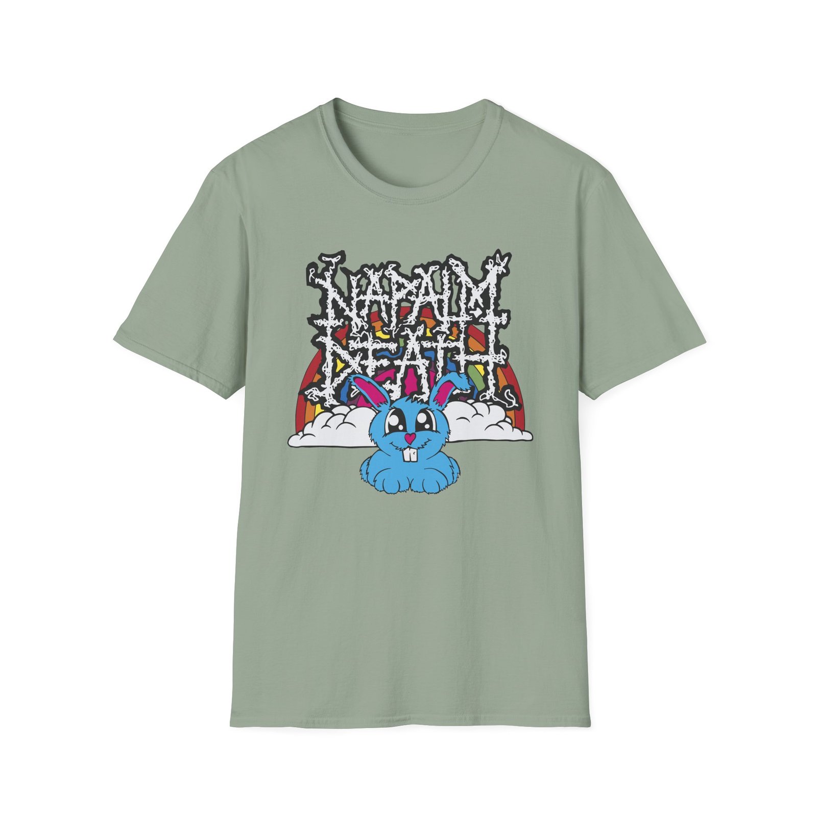 Napalm Death Rainbow Unisex Softstyle T-Shirt