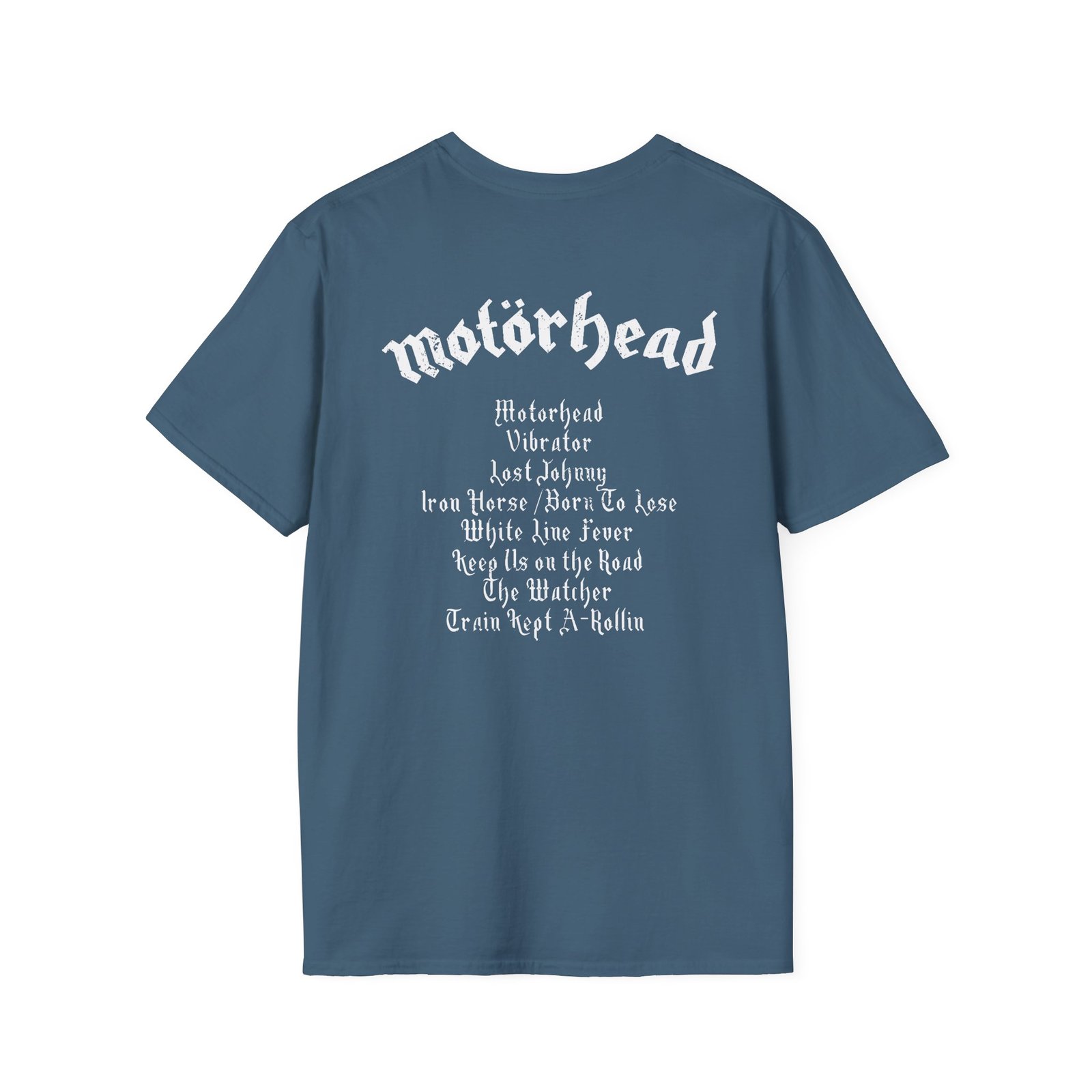 Motorhead Motörhead Tracklist Unisex Softstyle T-Shirt