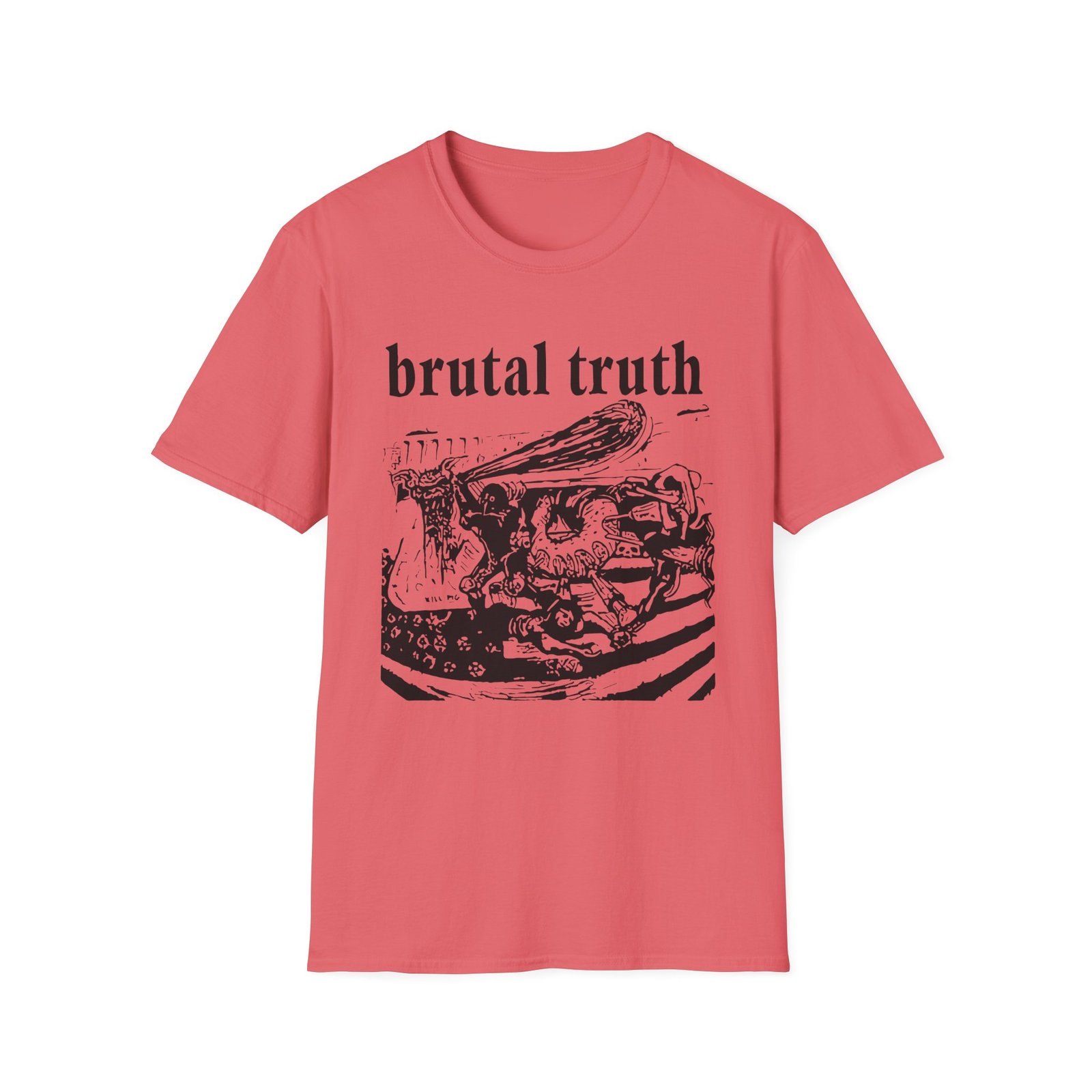 Brutal Truth Kill Pig Unisex Softstyle T-Shirt