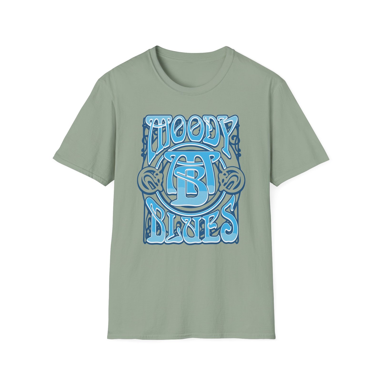 The Moody Blues Psychedelic Logo Unisex Softstyle T-Shirt