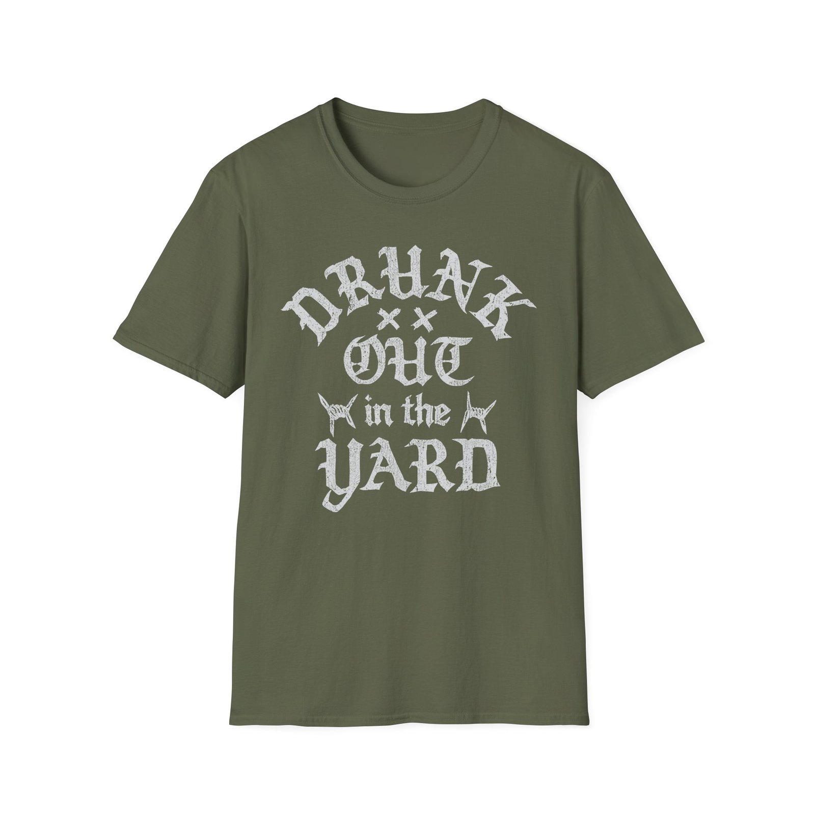 Hardy Drunk Out in the Yard Unisex Softstyle T-Shirt