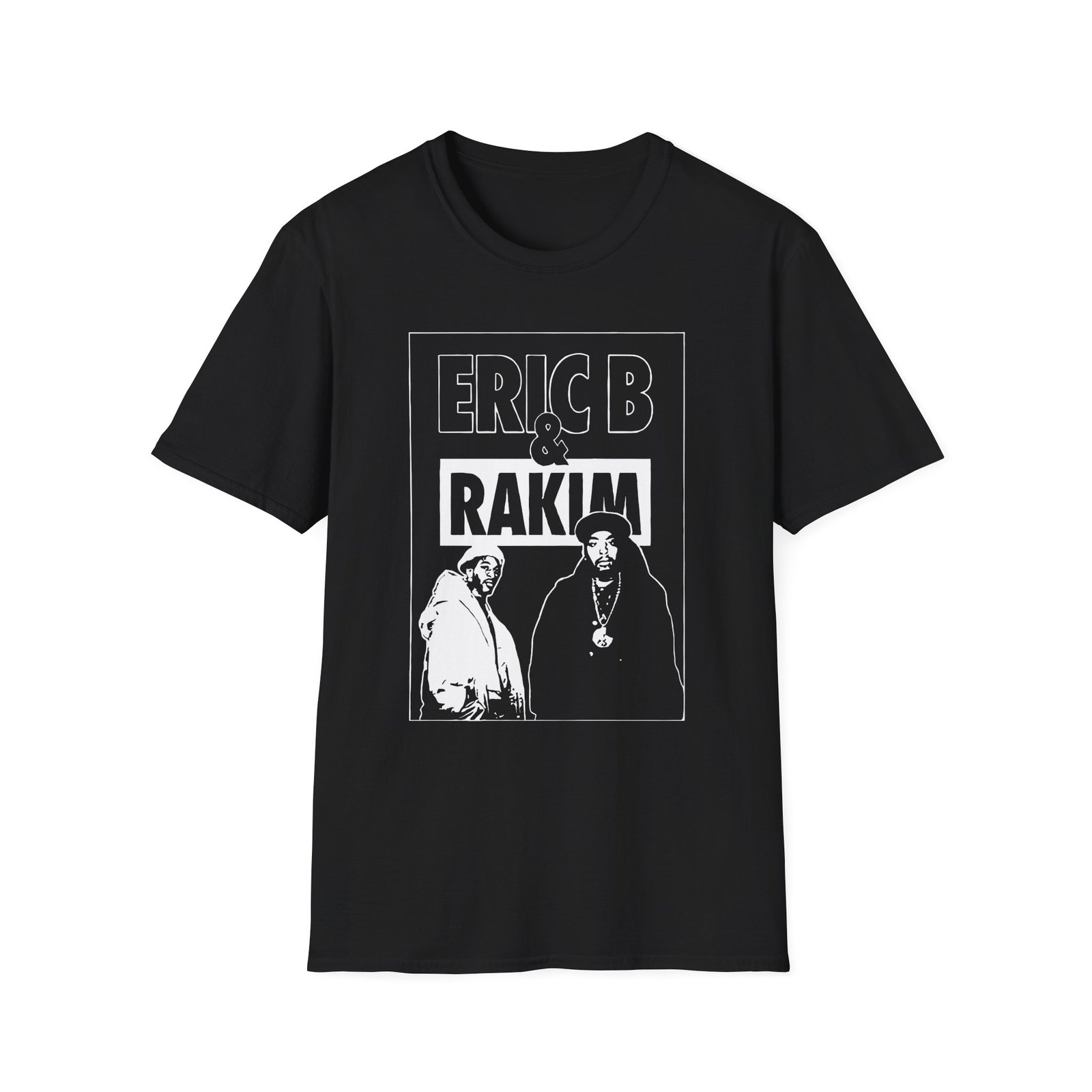 Eric B Rakim Blackout Unisex Softstyle T-Shirt