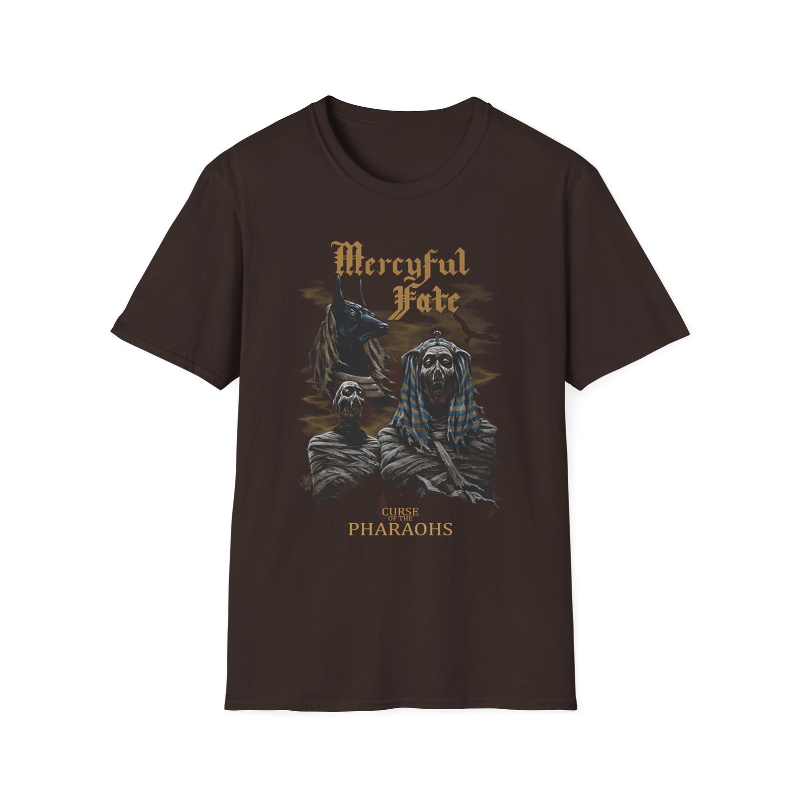 Mercyful Fate Curse Of The Pharaohs Unisex Softstyle T-Shirt