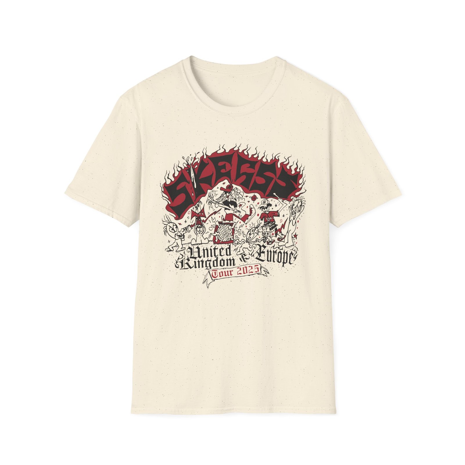 Skegss Uk Eu Tour 2025 Unisex Softstyle T-Shirt