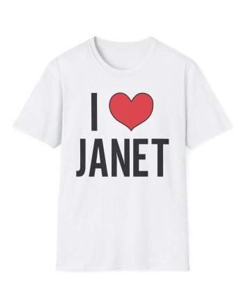 Janet Jackson I Love Janet Unisex Softstyle T-Shirt