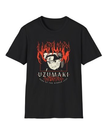 Naruto Uzumaki Clan Metal Unisex Softstyle T-Shirt